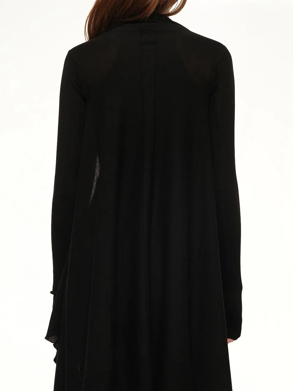 Long Wrap Cardigan in Black sold by MARAIS product image thumbnail 5