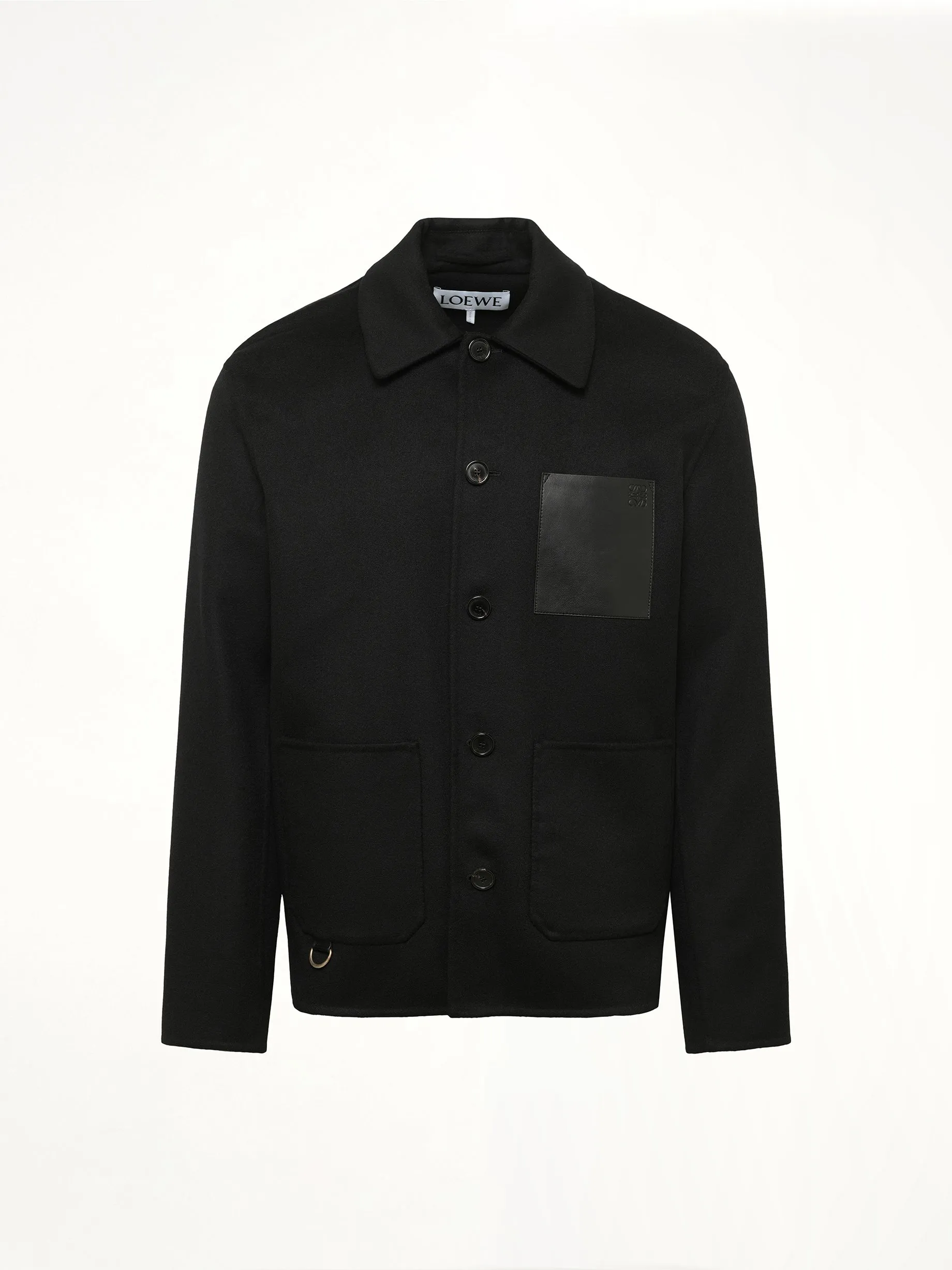 Wool Workwear Jacket in Black sold by MARAIS product image thumbnail 2