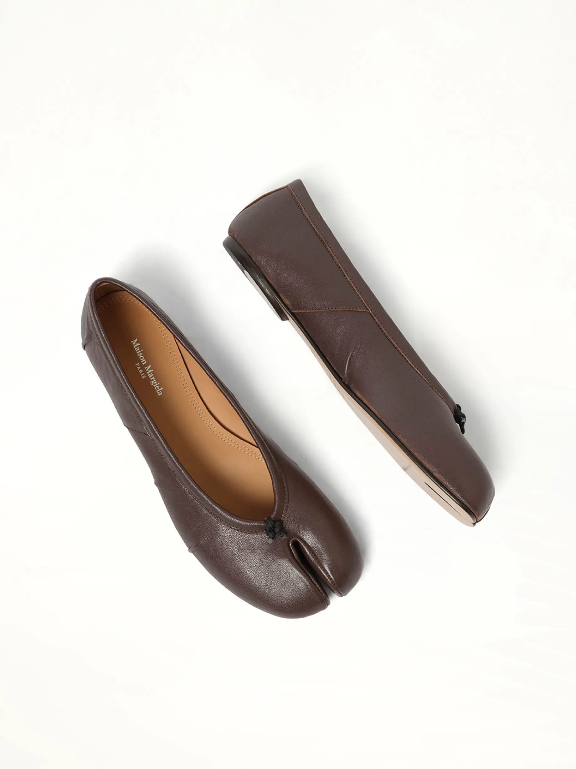 Tabi New Ballerina in Moka sold by MARAIS product image thumbnail 4