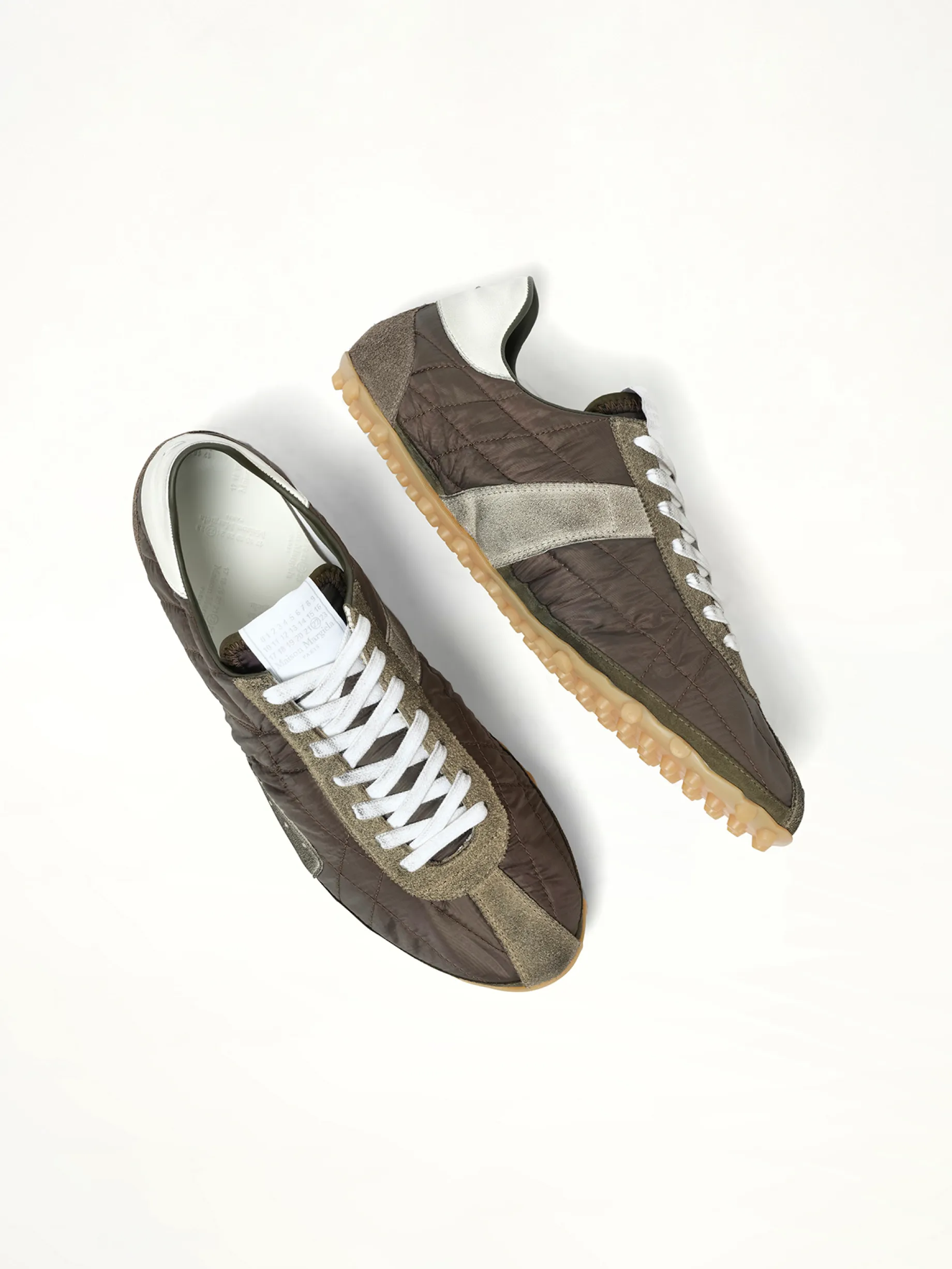 Sprinters Low Sneaker in Dark Green/White/Grey sold by MARAIS product image thumbnail 4