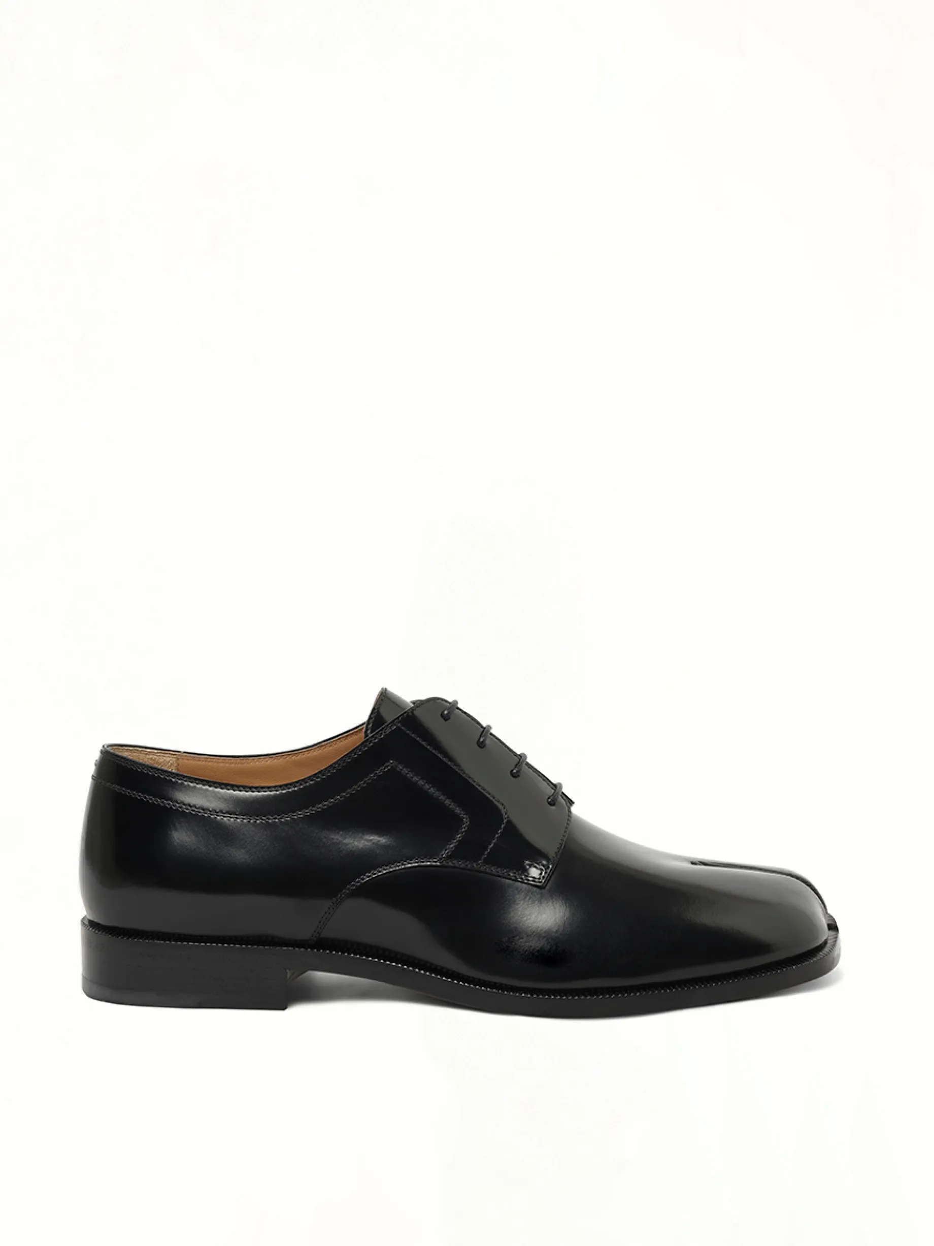 Tabi Lace-Up Derby in Black sold by MARAIS