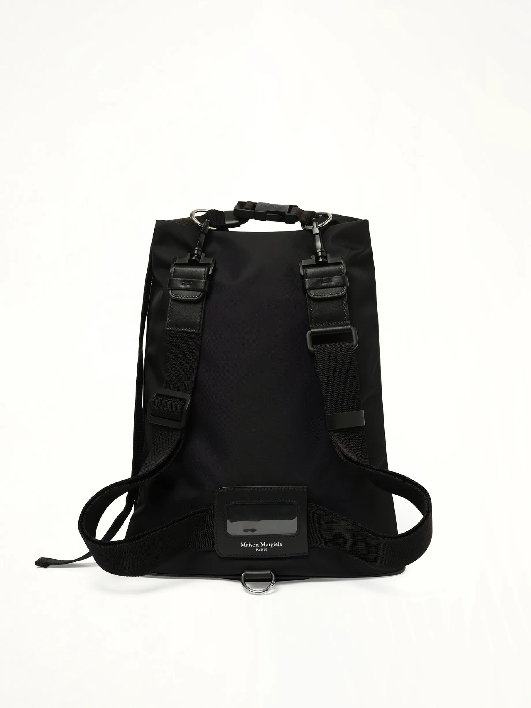 High Tech Roll Up Backpack in Black sold by MARAIS product image thumbnail 4