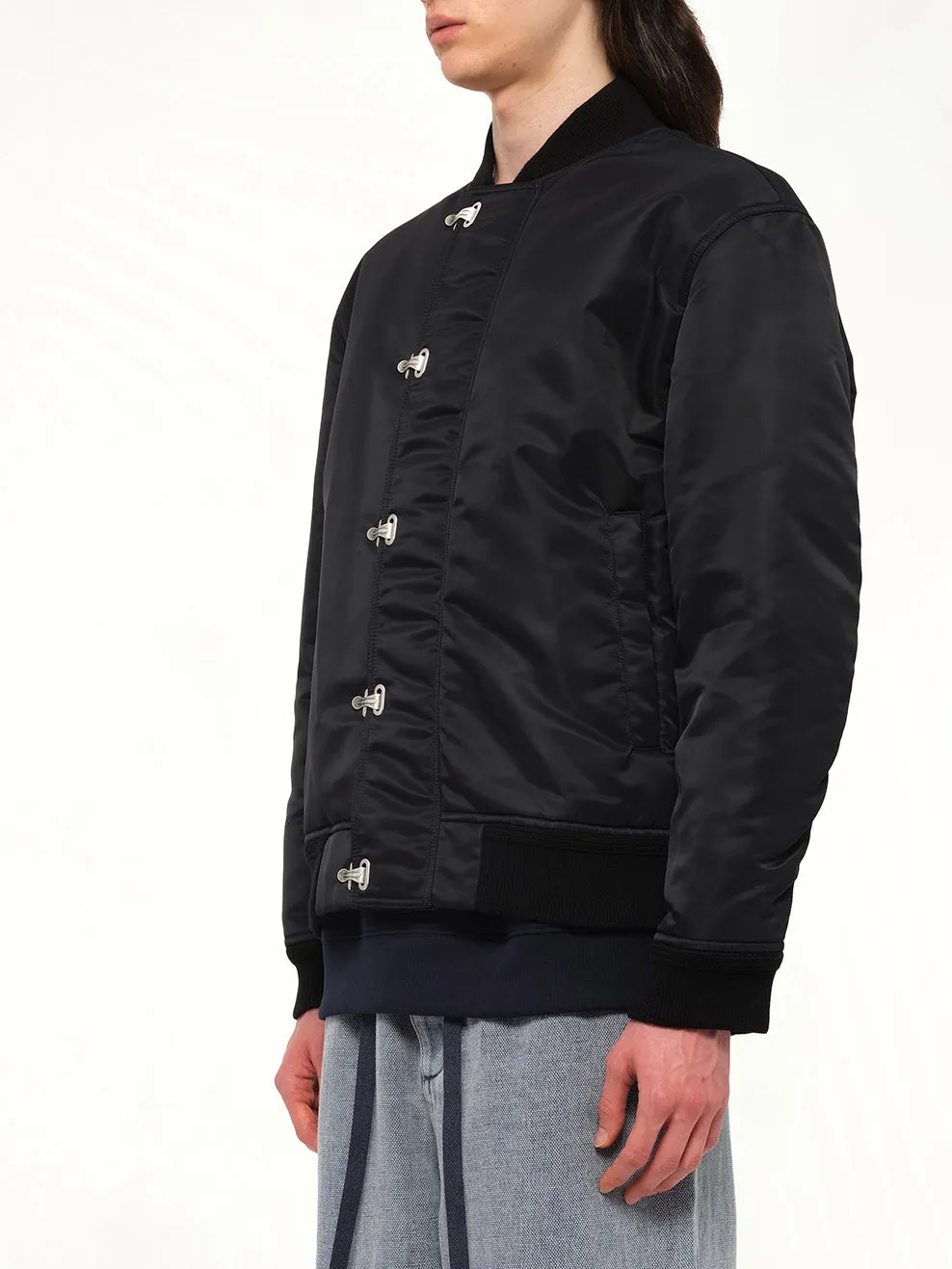 Metal Clip Jacket in Black sold by MARAIS product image thumbnail 3