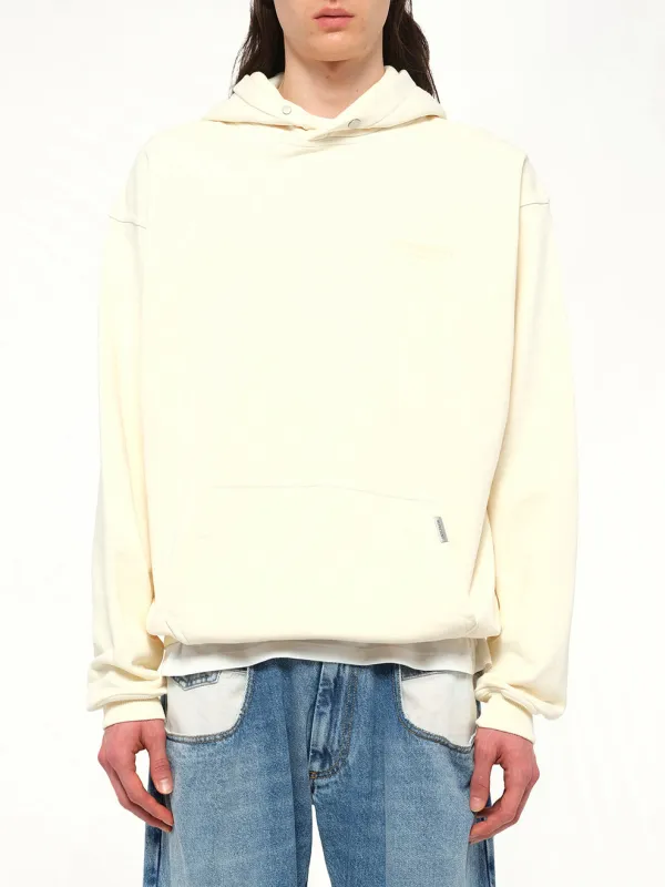 Represent Owners Club Hoodie in Buttercream sold by MARAIS