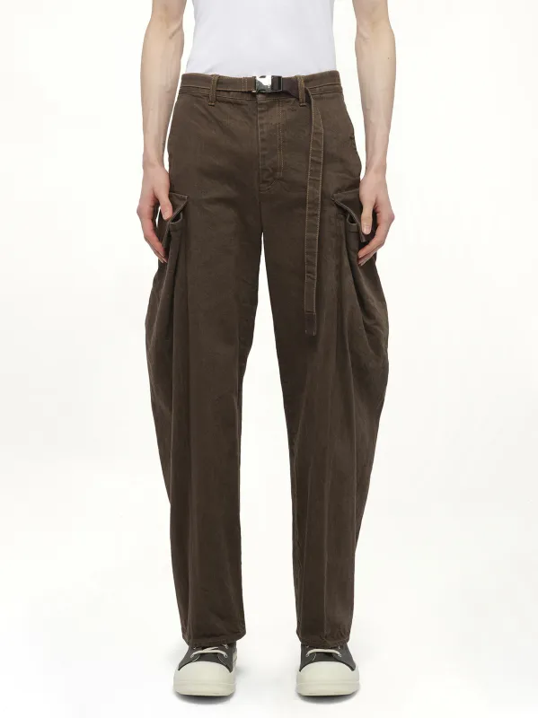 Denim Pants in Brown sold by MARAIS