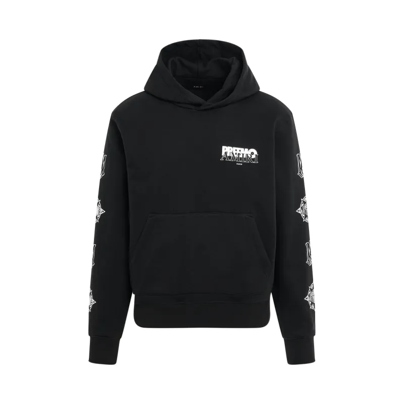 Amiri Preemo Hoodie in Black sold by MARAIS