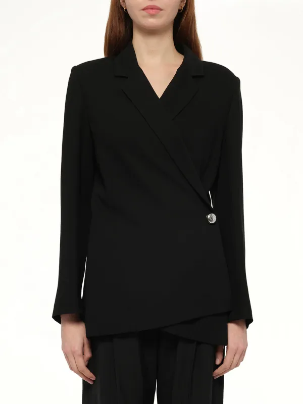 Tailored Jacket in Black sold by MARAIS