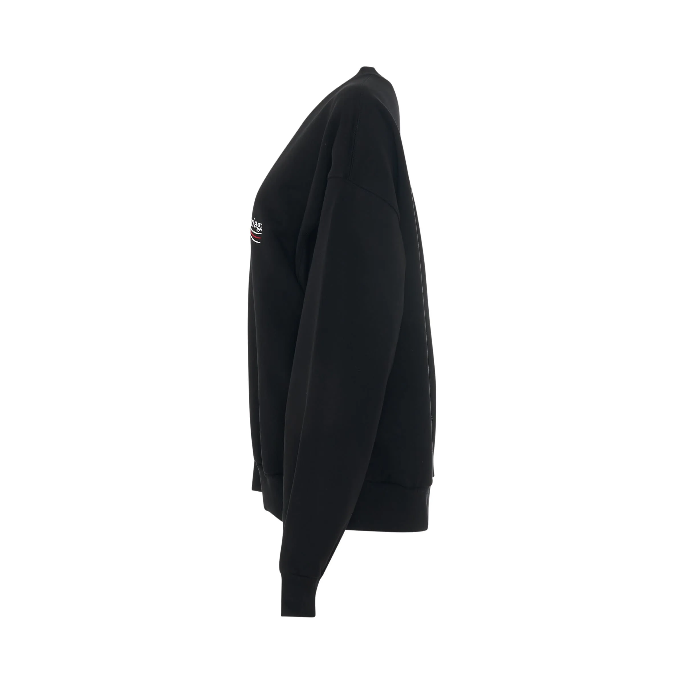 Political Campaign Sweatshirt in Black sold by MARAIS product image thumbnail 3