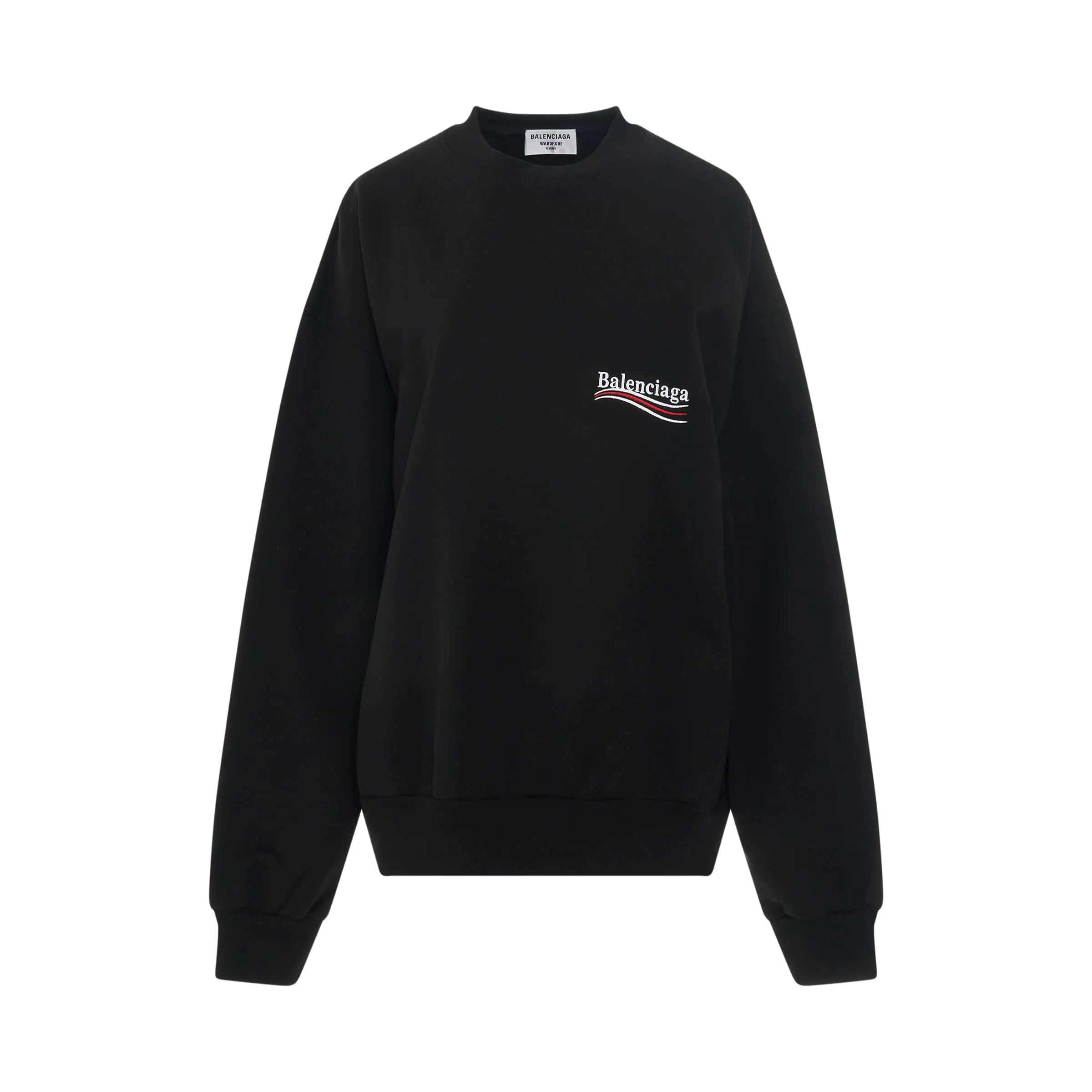 Political Campaign Sweatshirt in Black sold by MARAIS