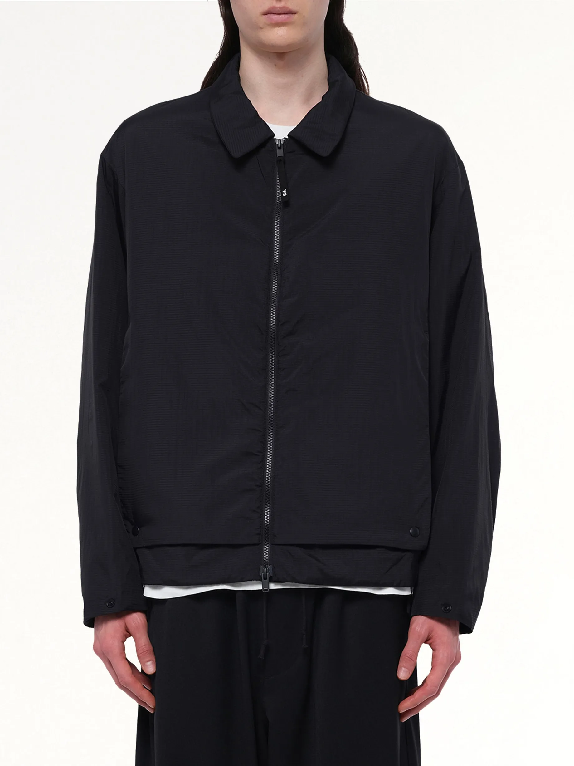 Liner Jacket in Black sold by MARAIS