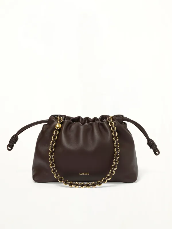 Flamenco Purse Medium in Dark Brownie sold by MARAIS