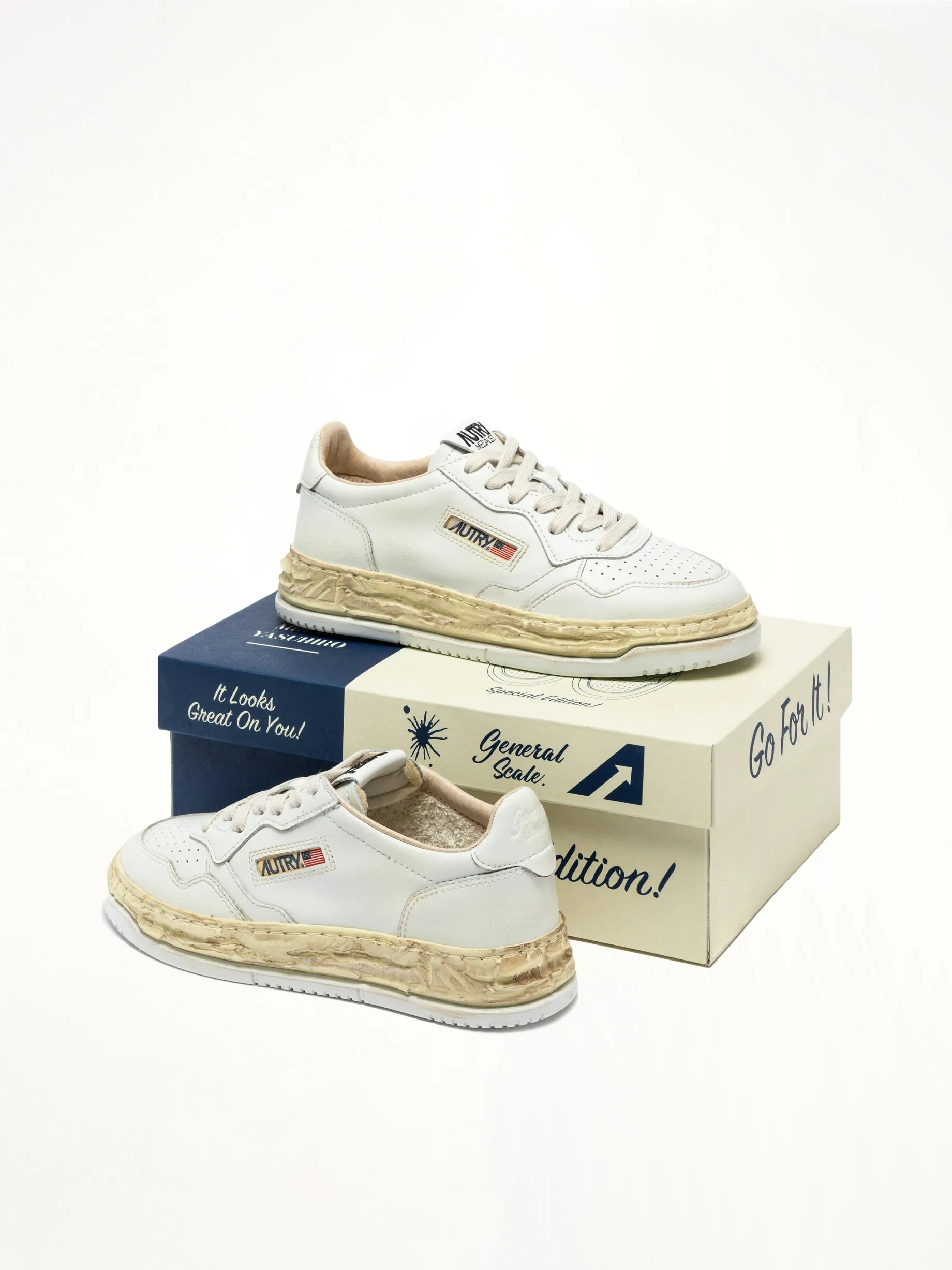 MMY Super Vintage Low Sneaker in White sold by MARAIS product image thumbnail 4