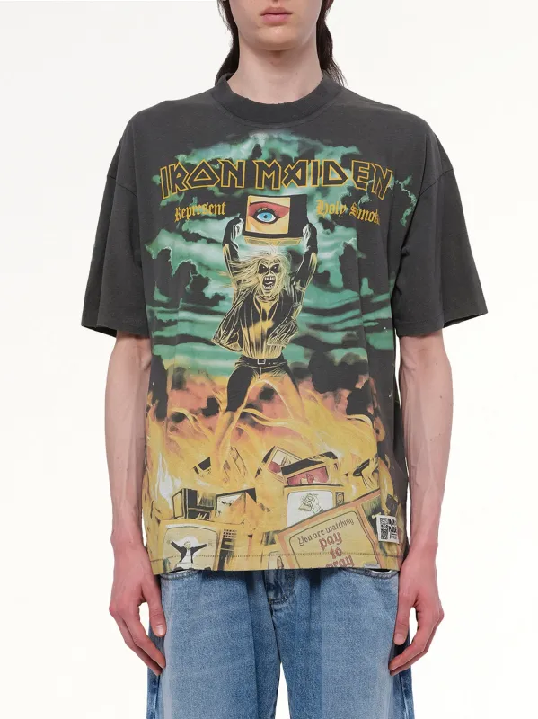 Iron Maiden Holy Smoke T-Shirt in Ash sold by MARAIS