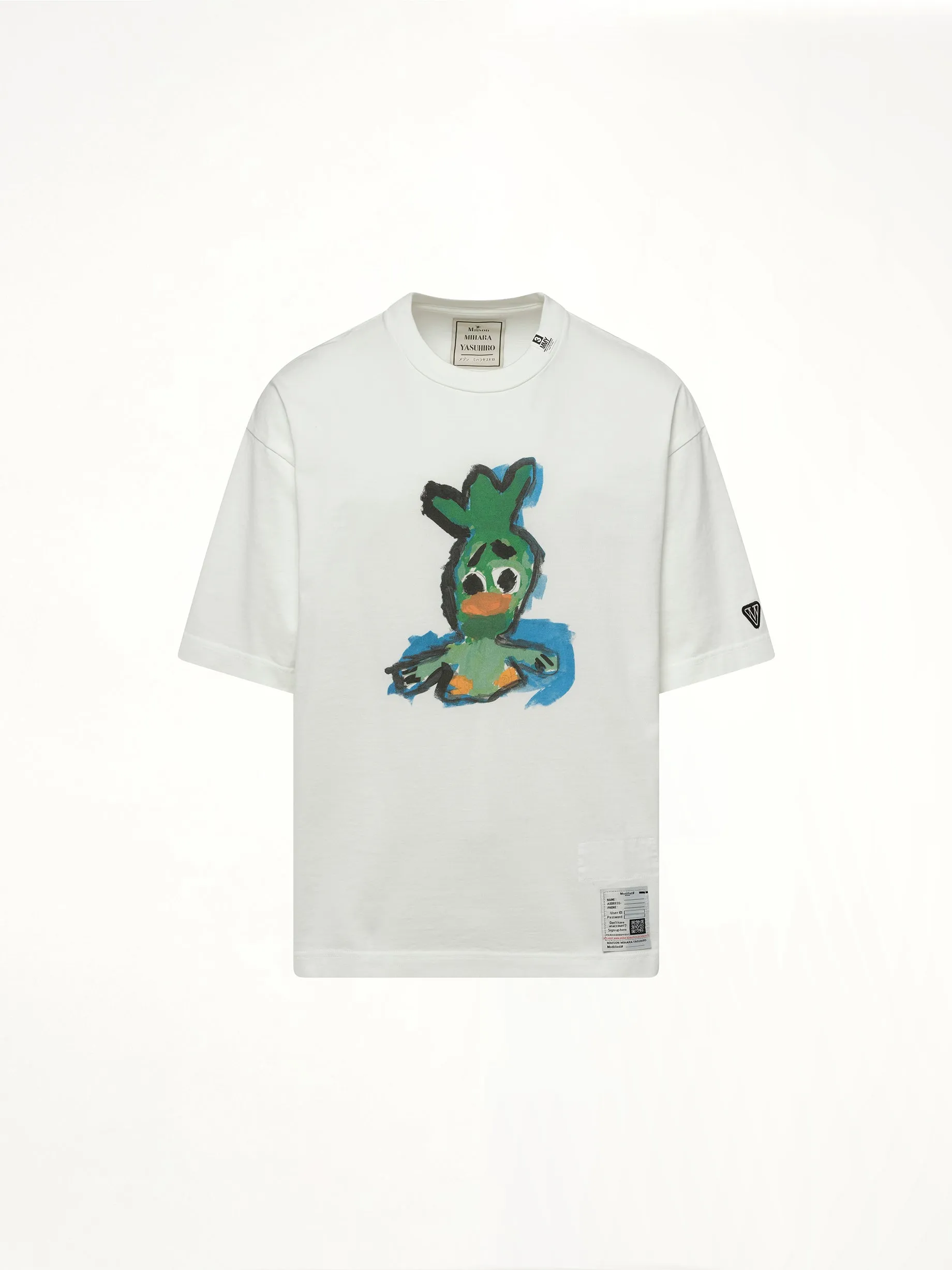 Leon Printed T-Shirt in White sold by MARAIS product image thumbnail 2