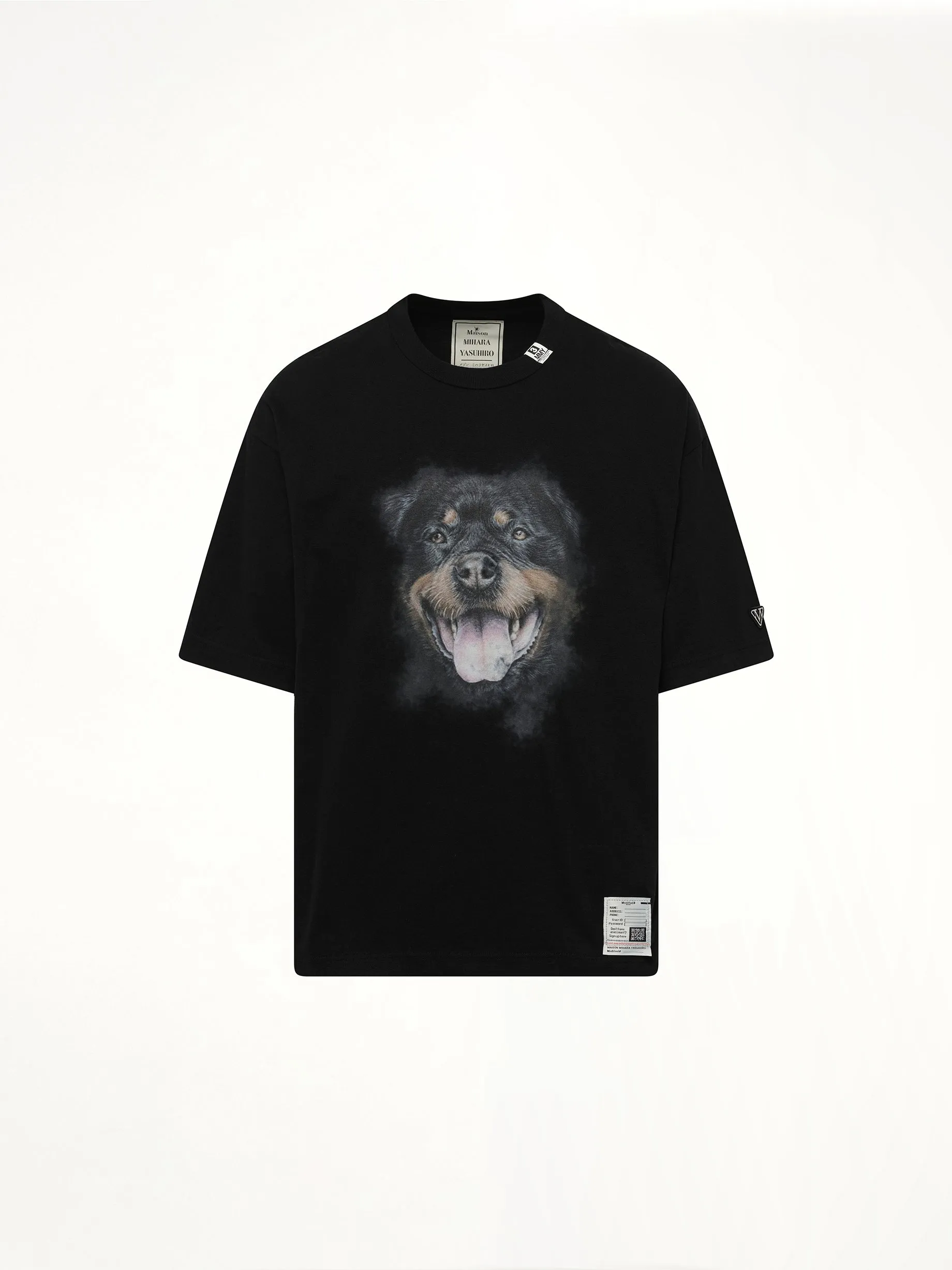 Dog Printed T-Shirt in Black sold by MARAIS product image thumbnail 2