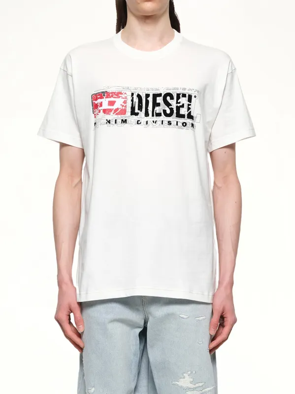 T-NORM-T6 T-Shirt in White sold by MARAIS