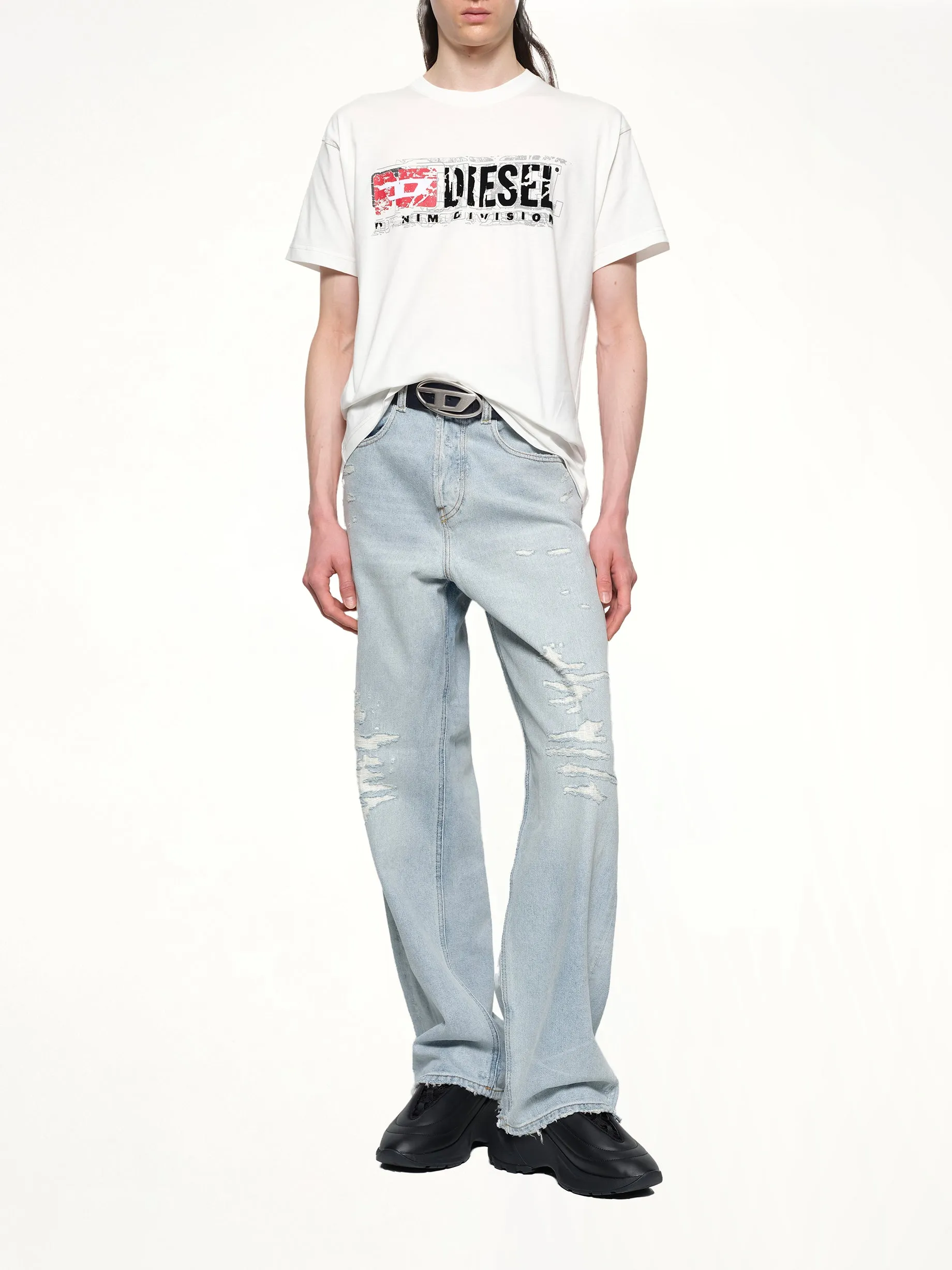 T-NORM-T6 T-Shirt in White sold by MARAIS product image thumbnail 4