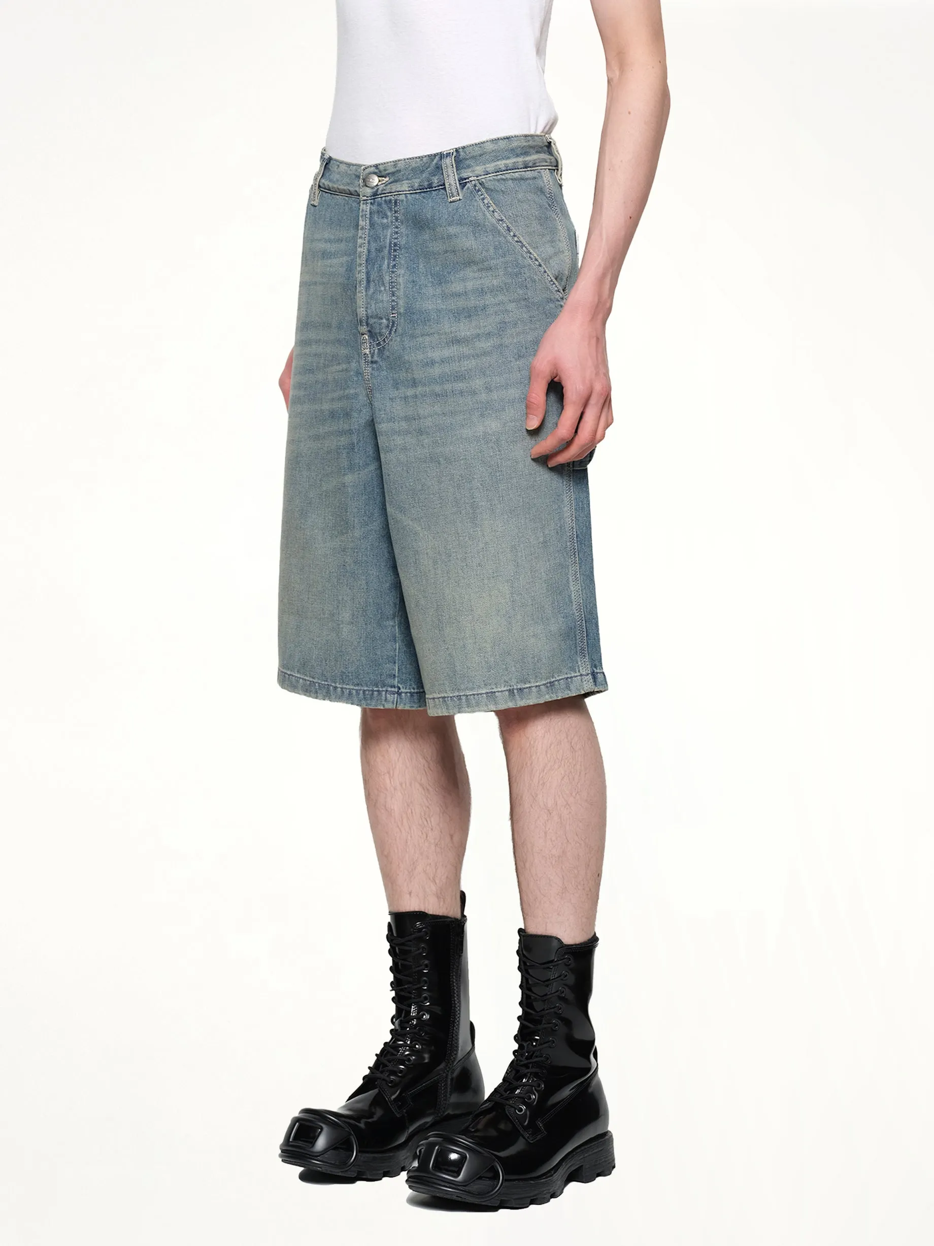 D-LIVERY-W-SHORT Denim Shorts in Light Blue sold by MARAIS product image thumbnail 3