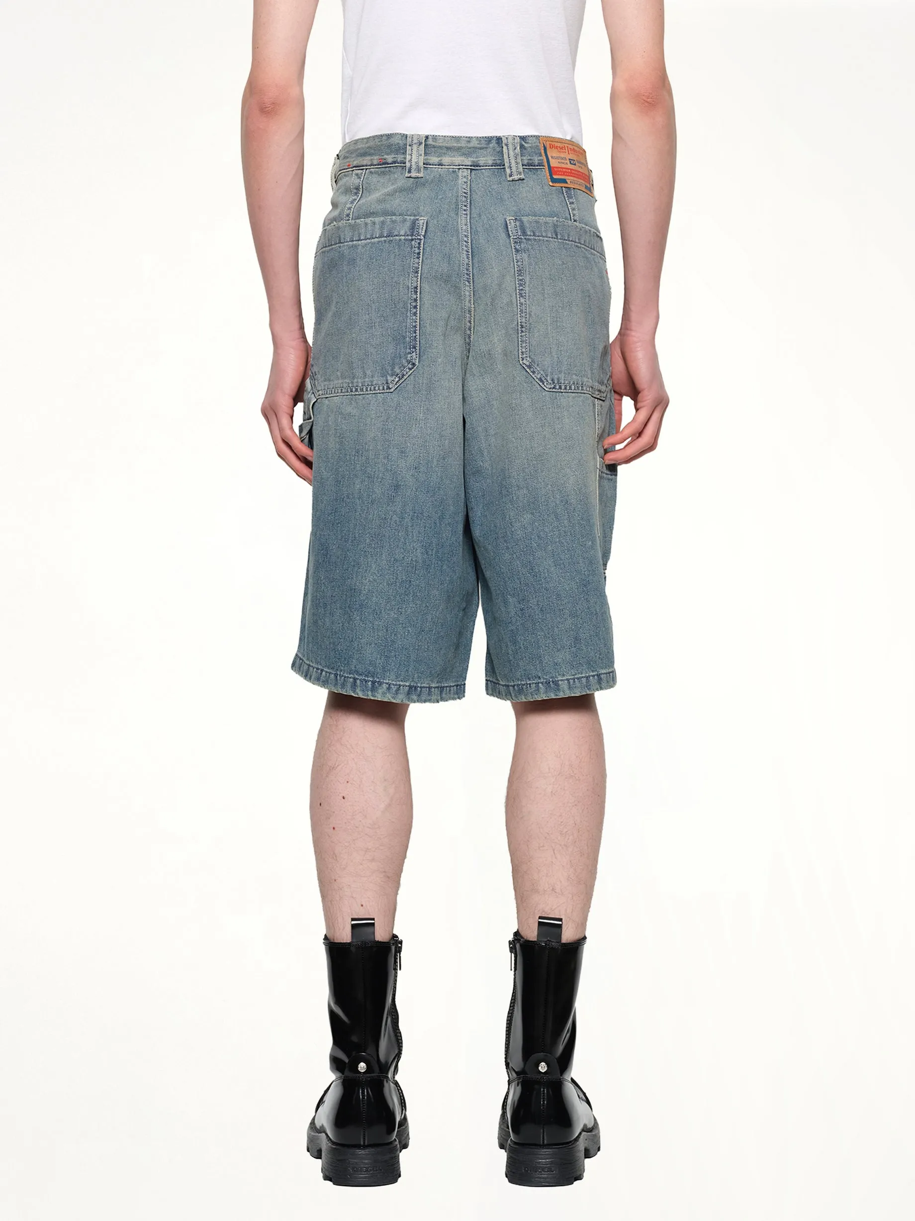 D-LIVERY-W-SHORT Denim Shorts in Light Blue sold by MARAIS product image thumbnail 5