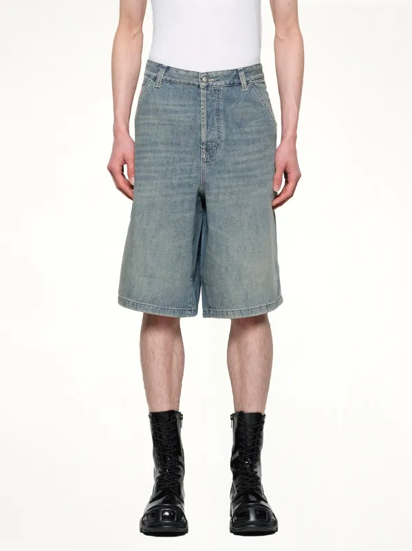 D-LIVERY-W-SHORT Denim Shorts in Light Blue sold by MARAIS