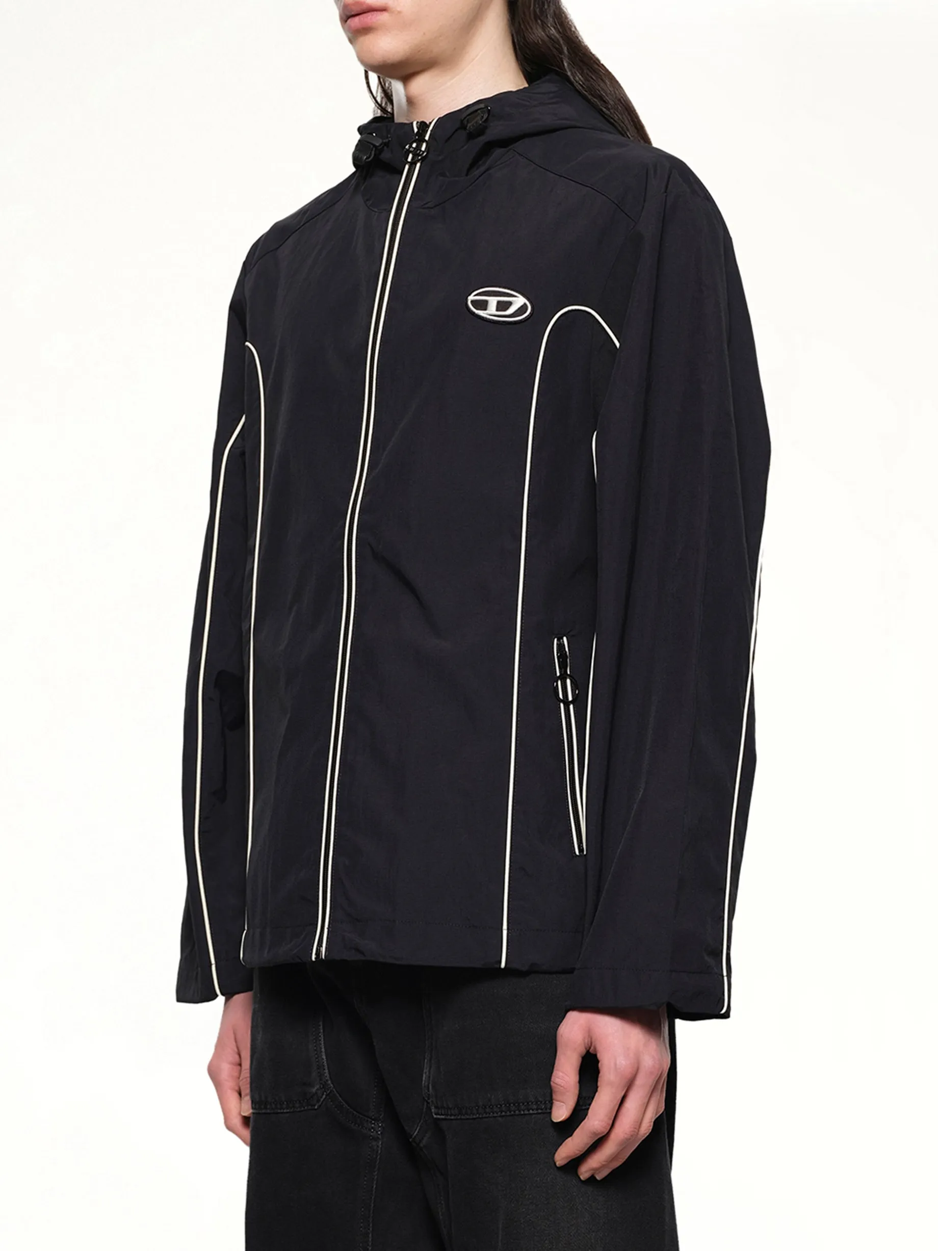 J-HIVES Windbreaker in Black sold by MARAIS product image thumbnail 3
