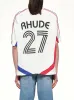 Rhude 27 Jersey in Off White/Navy/Red sold by MARAIS