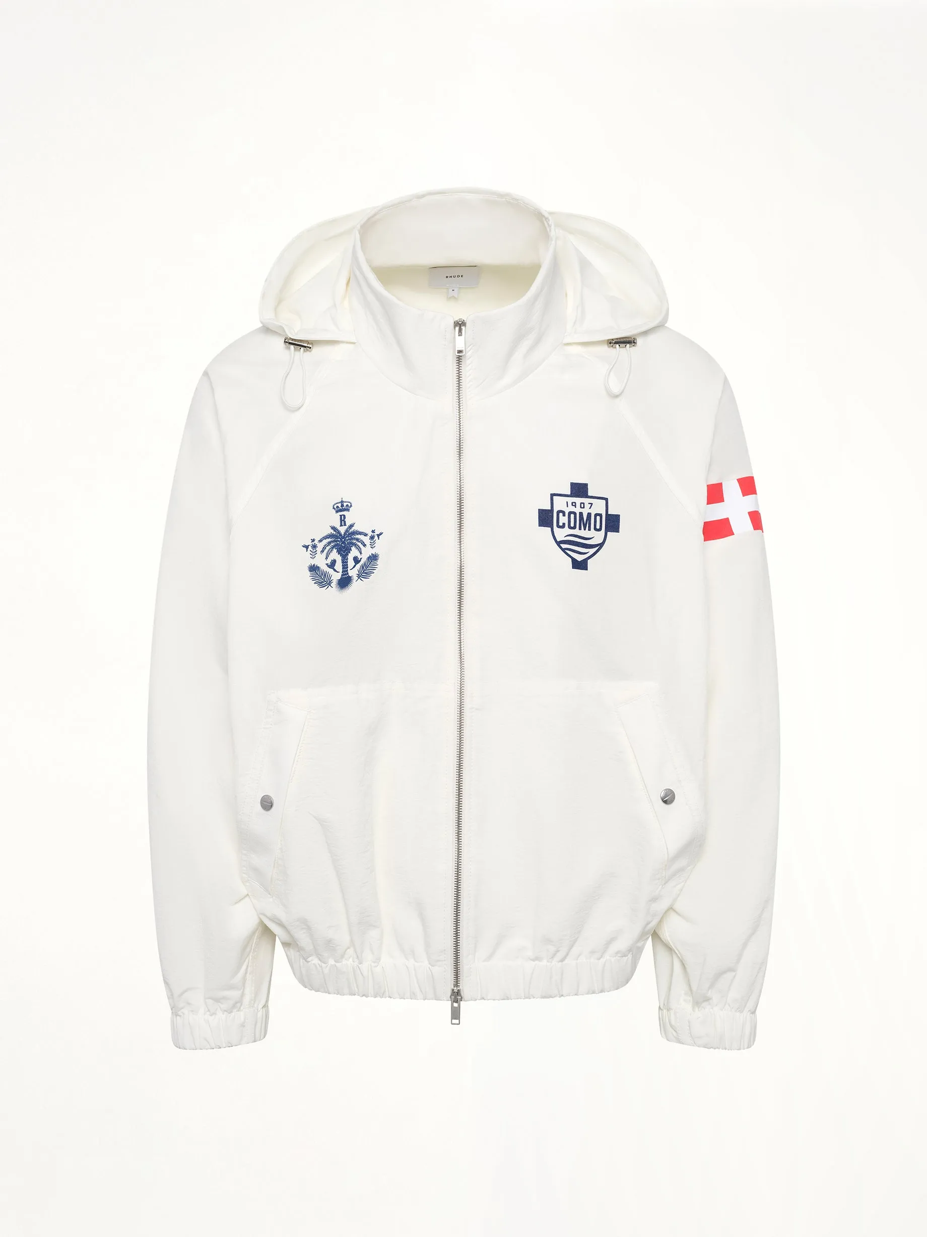 FC Como Track Jacket in White sold by MARAIS product image thumbnail 2