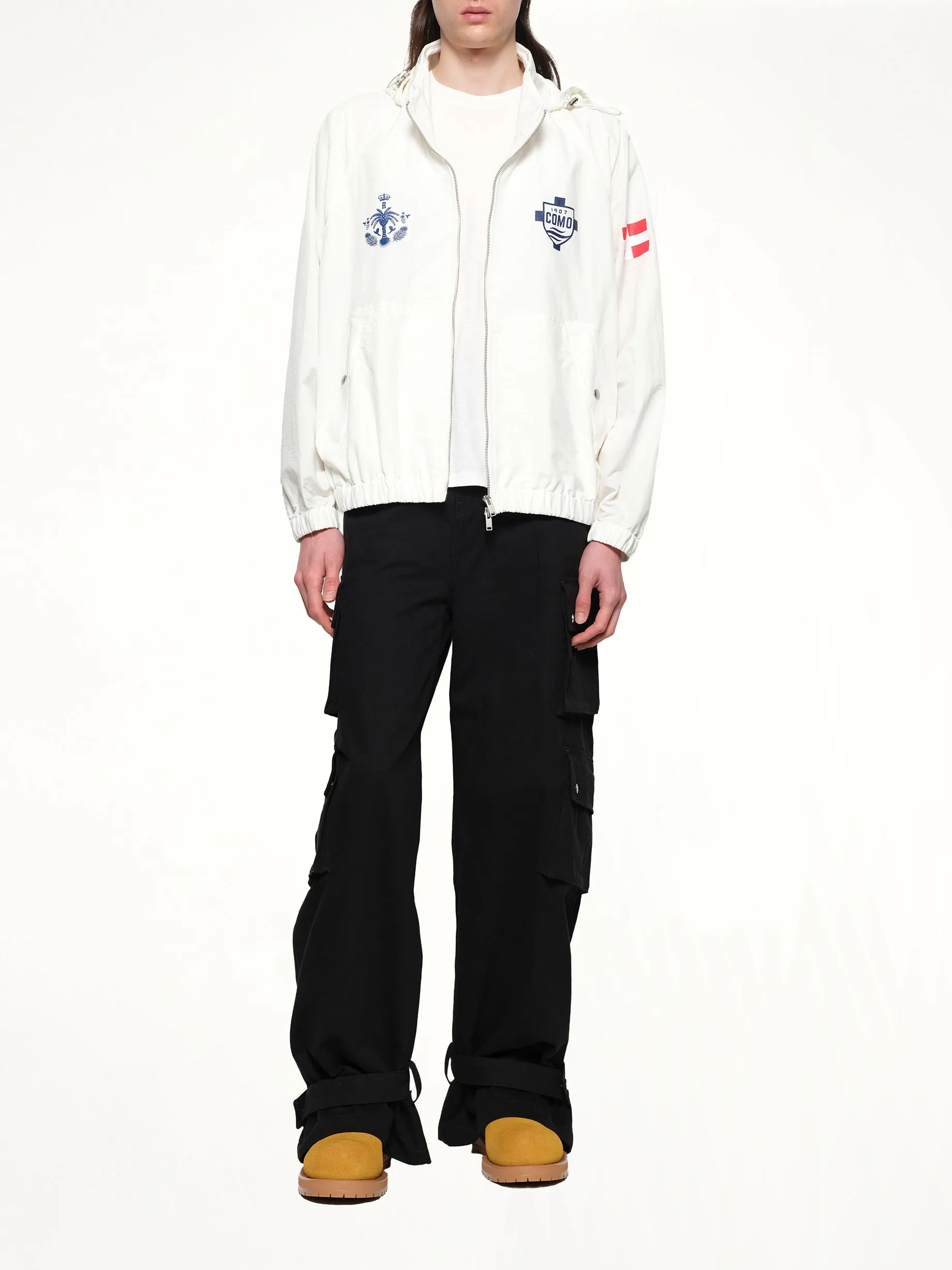 FC Como Track Jacket in White sold by MARAIS product image thumbnail 4