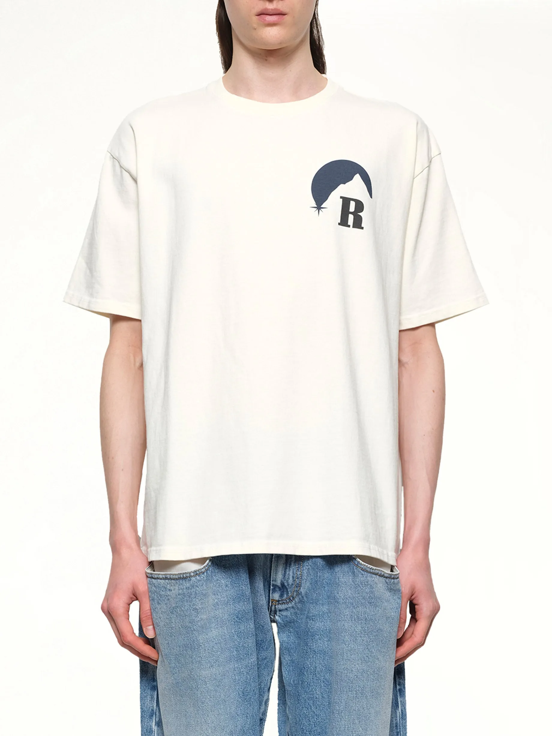 Rhude Moonlight T-Shirt in Vintage White sold by MARAIS