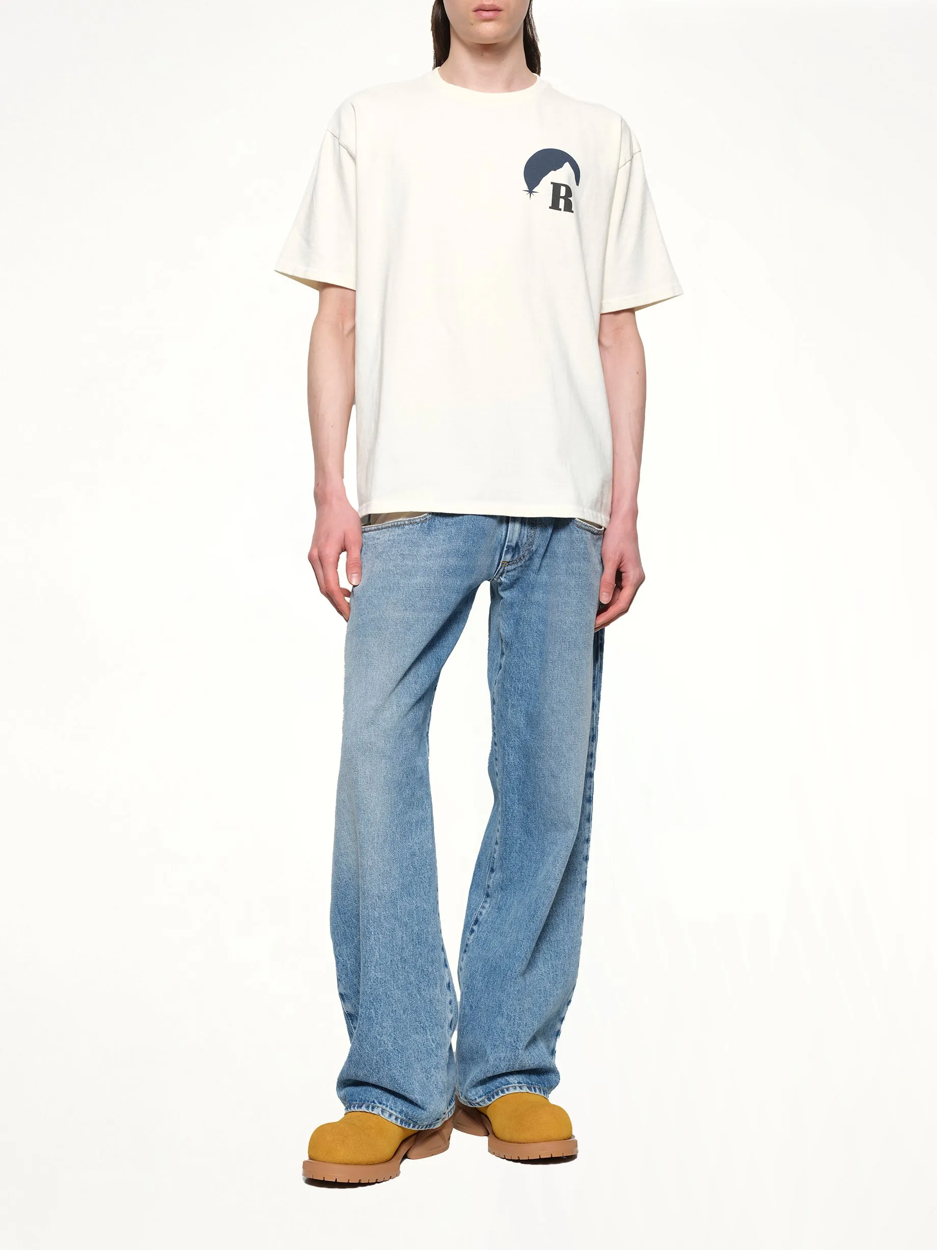 Rhude Moonlight T-Shirt in Vintage White sold by MARAIS product image thumbnail 4