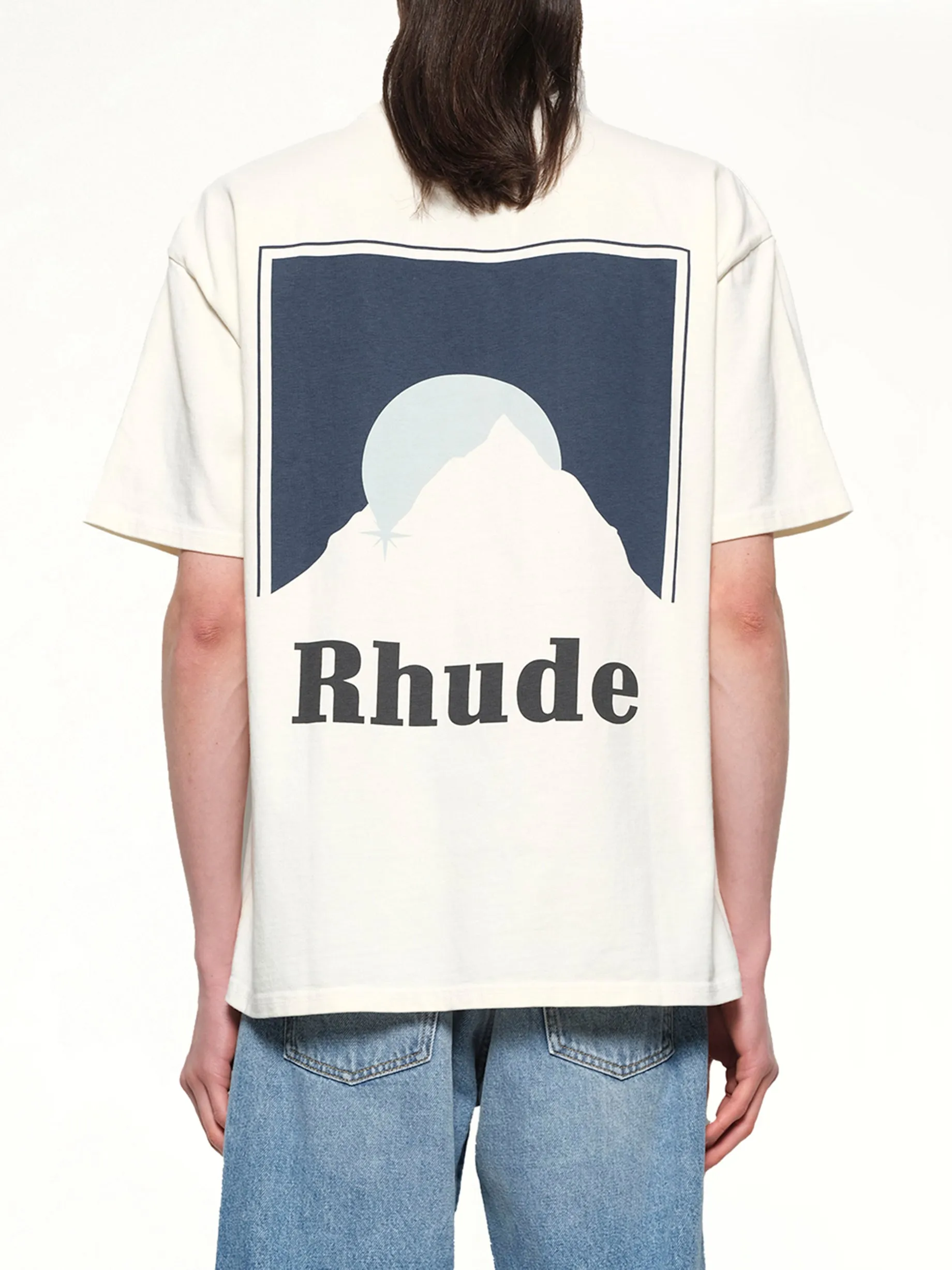 Rhude Moonlight T-Shirt in Vintage White sold by MARAIS product image thumbnail 5