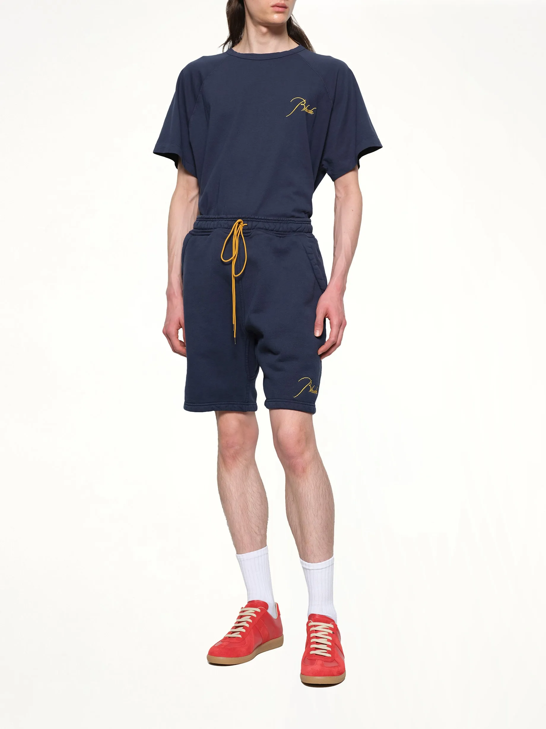 Classique Sweatshort in Navy sold by MARAIS product image thumbnail 4