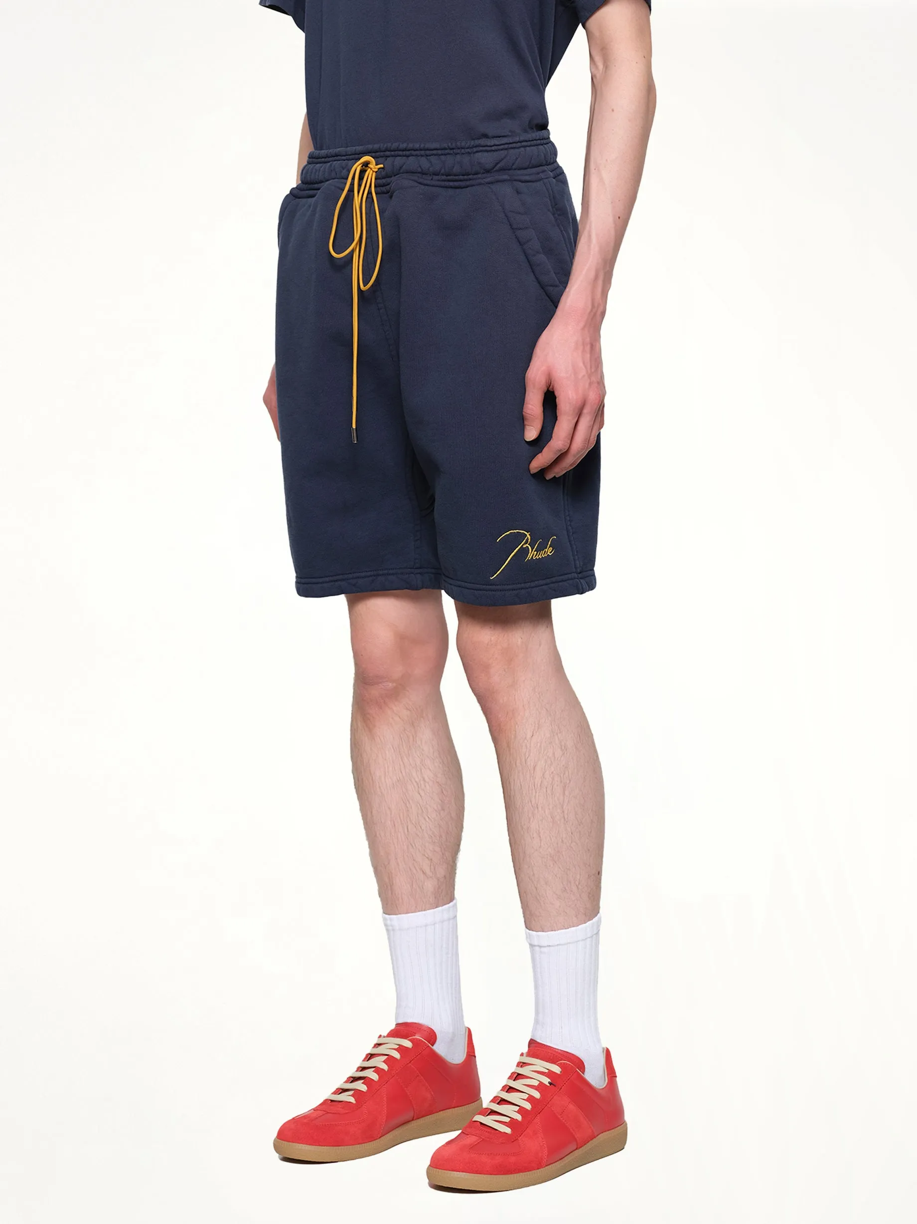 Classique Sweatshort in Navy sold by MARAIS product image thumbnail 3