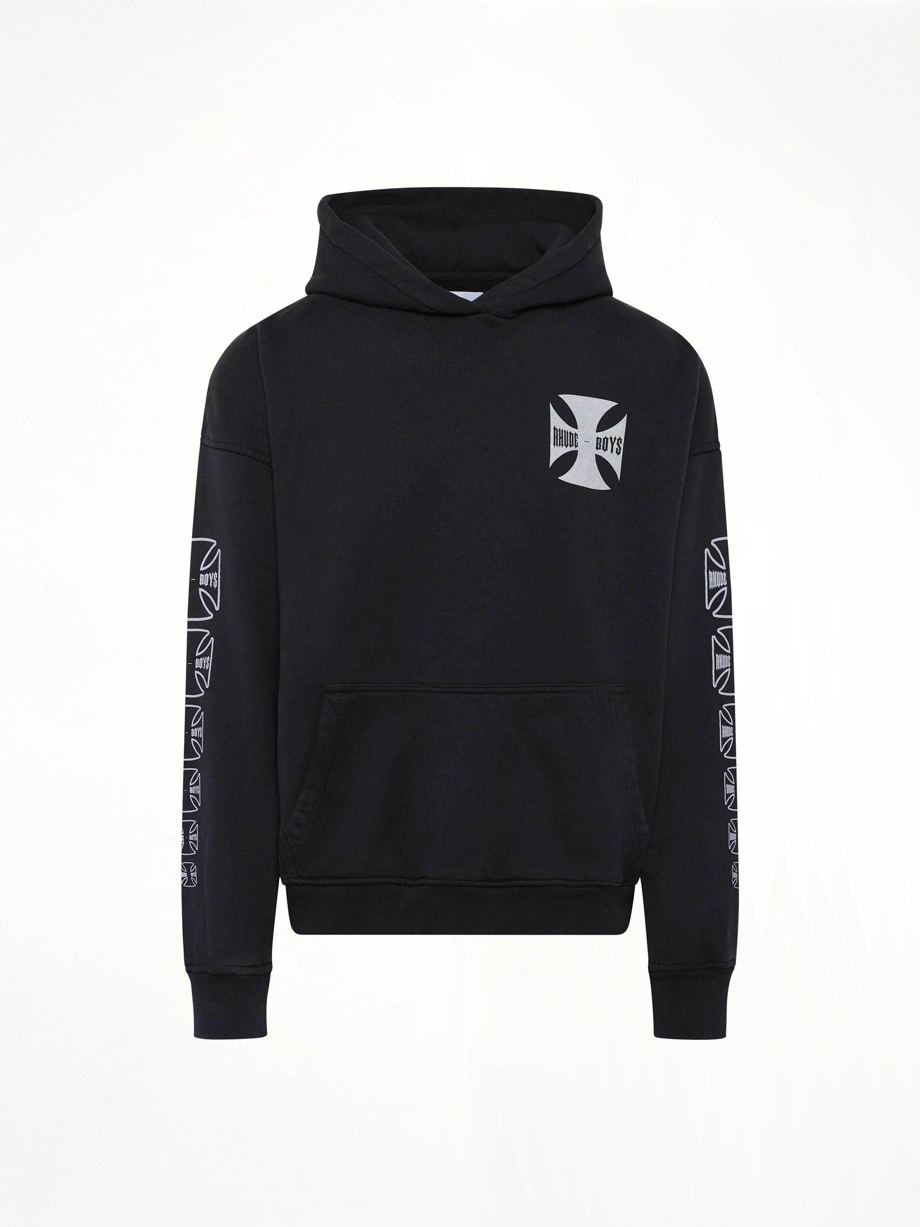 Rhude Boys Hoodie in Vintage Black sold by MARAIS product image thumbnail 2