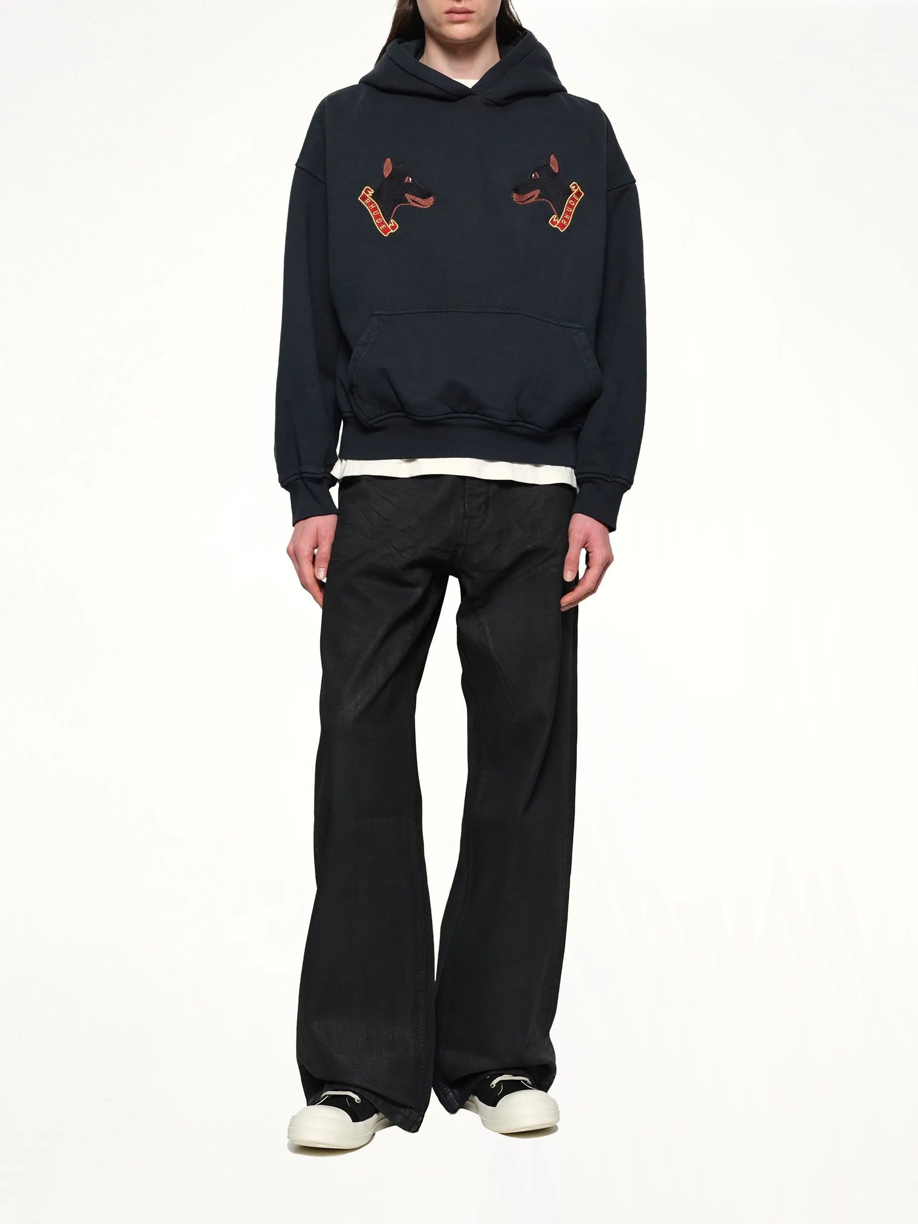 London Hound Hoodie in Vintage Black sold by MARAIS product image thumbnail 3