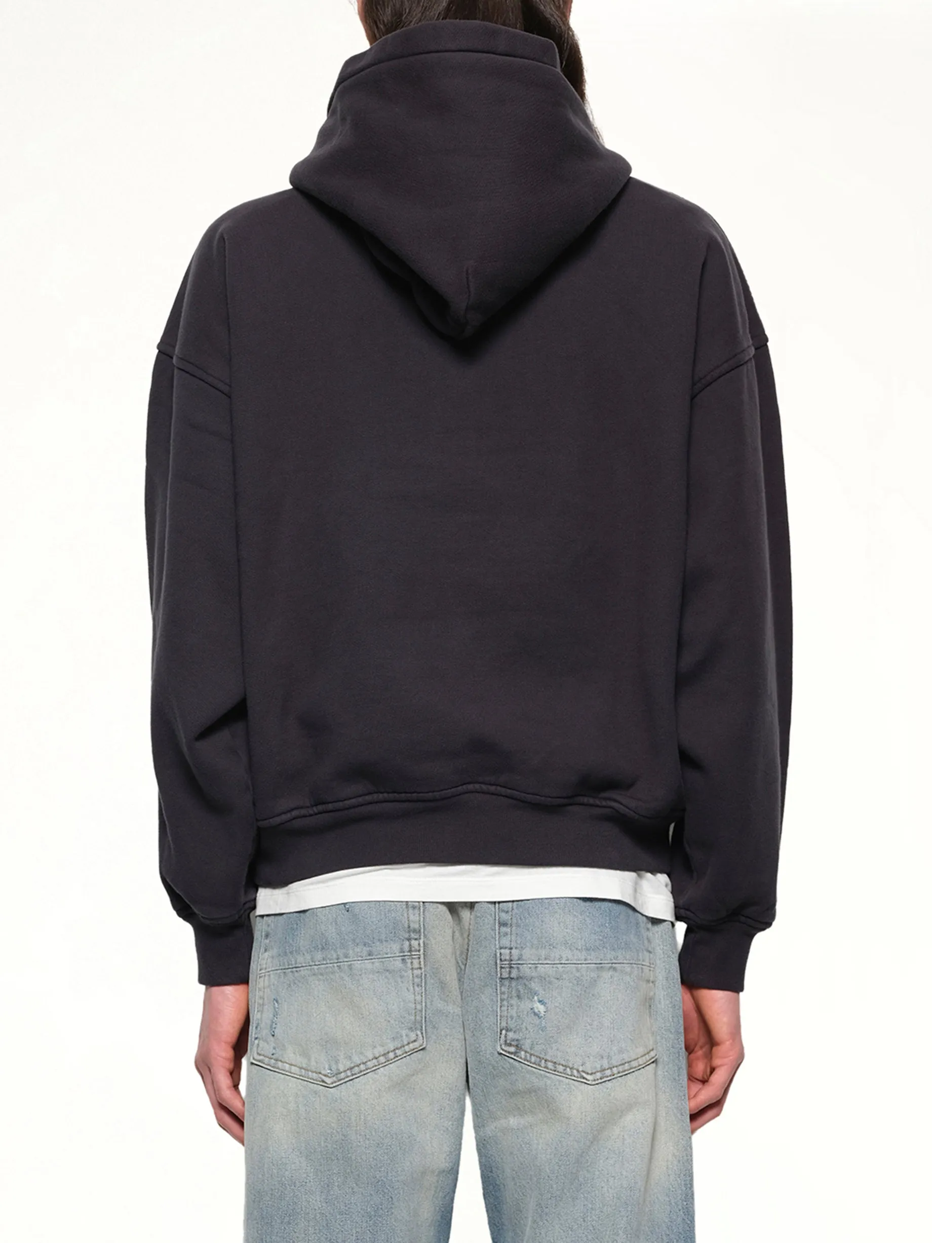 International Racing Logo Hoodie in Vintage Black sold by MARAIS product image thumbnail 5