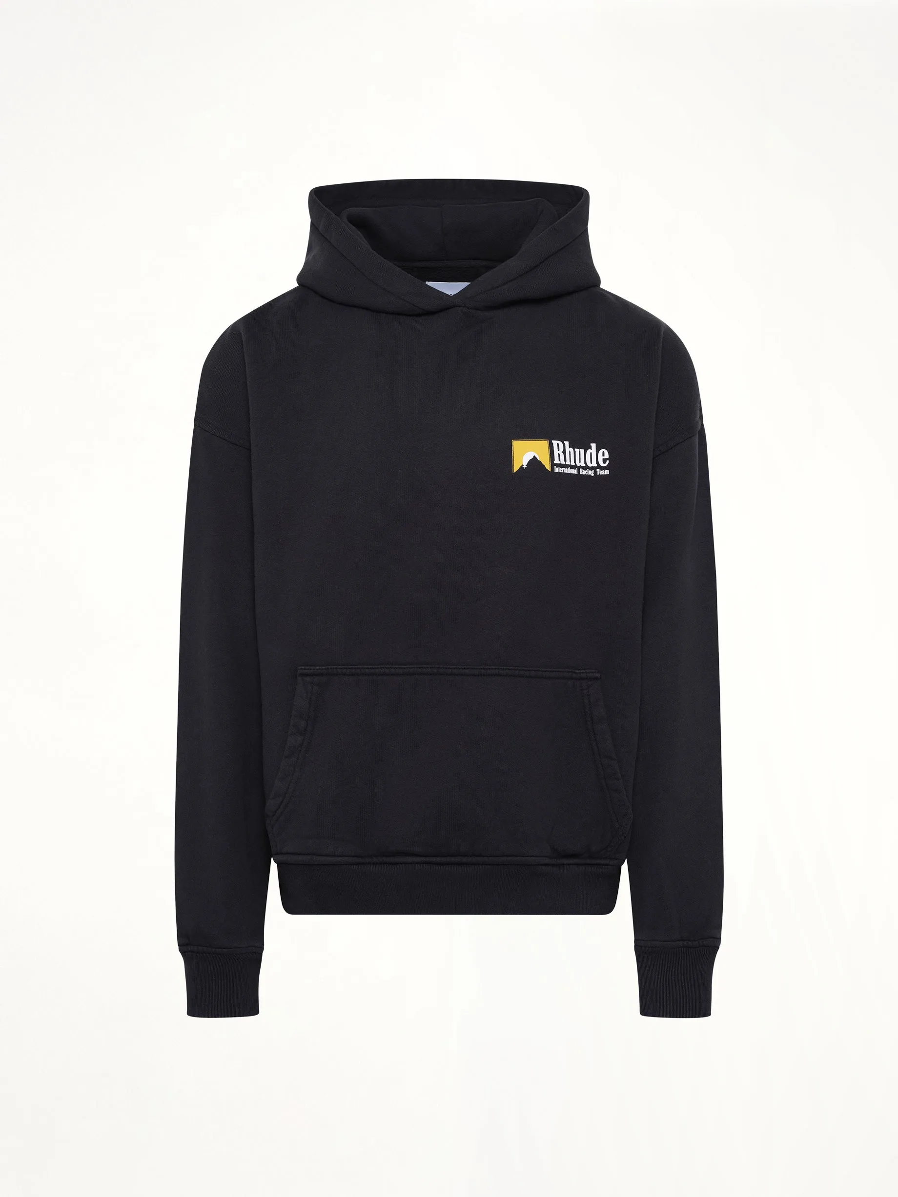 International Racing Logo Hoodie in Vintage Black sold by MARAIS product image thumbnail 2