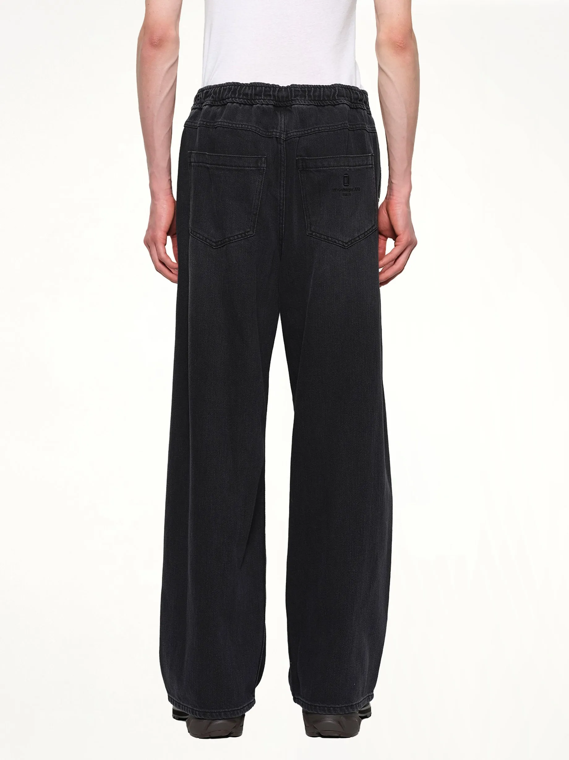 Denim Sweatpants in Black sold by MARAIS product image thumbnail 5