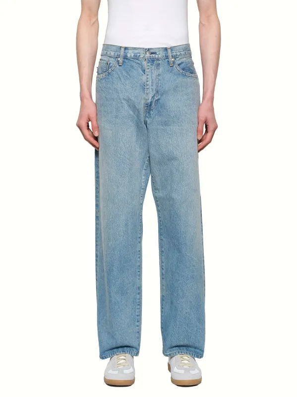 Baggy Fit Denim in Stonewashed Indigo sold by MARAIS