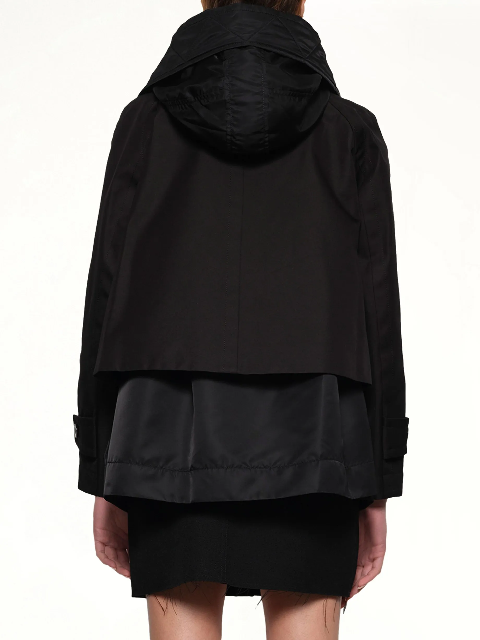 Cotton Gabardine Blouson in Black sold by MARAIS product image thumbnail 5
