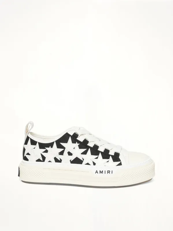 Stars Court Low Sneaker in Black sold by MARAIS