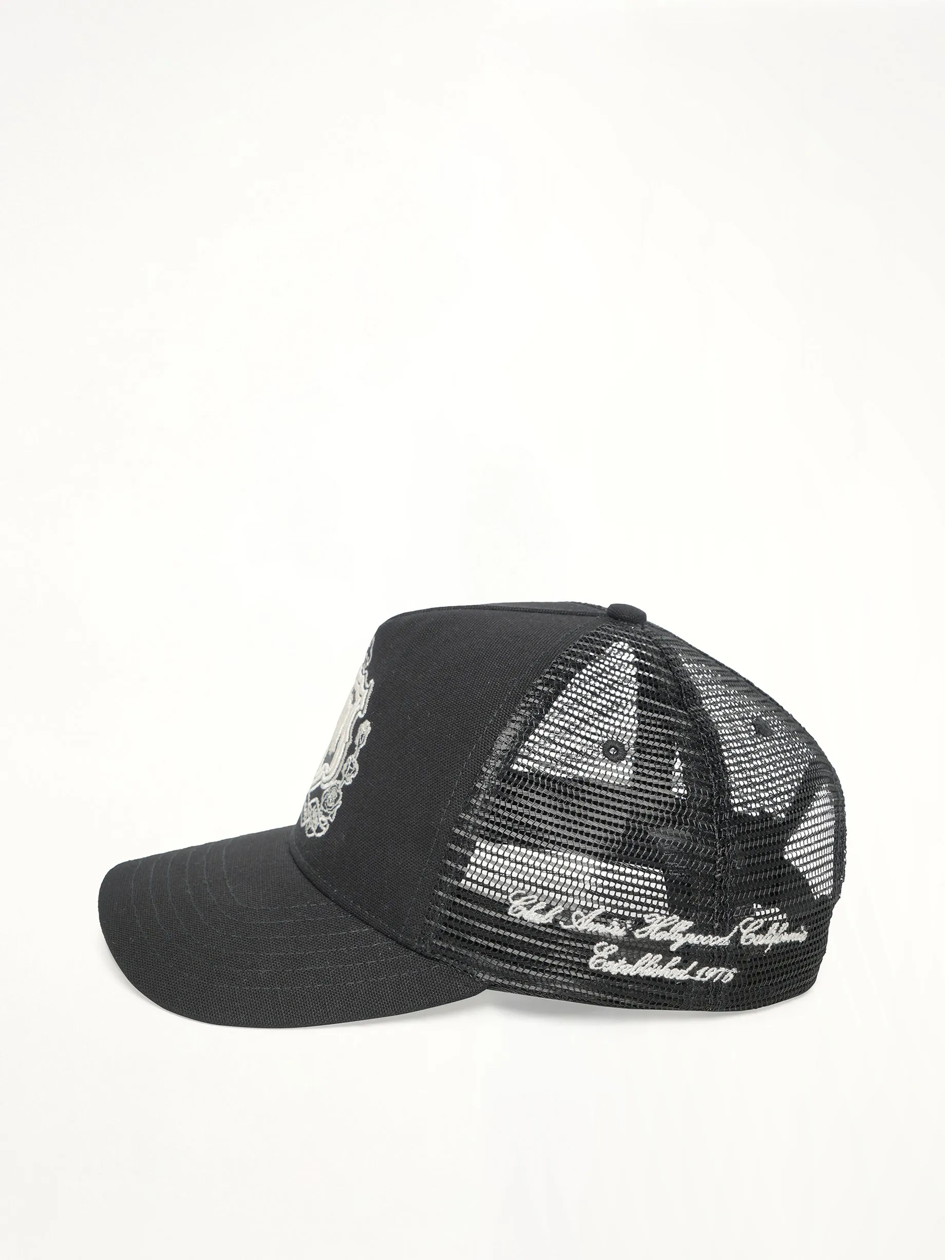 MA Crest Trucker Hat in Black sold by MARAIS product image thumbnail 2