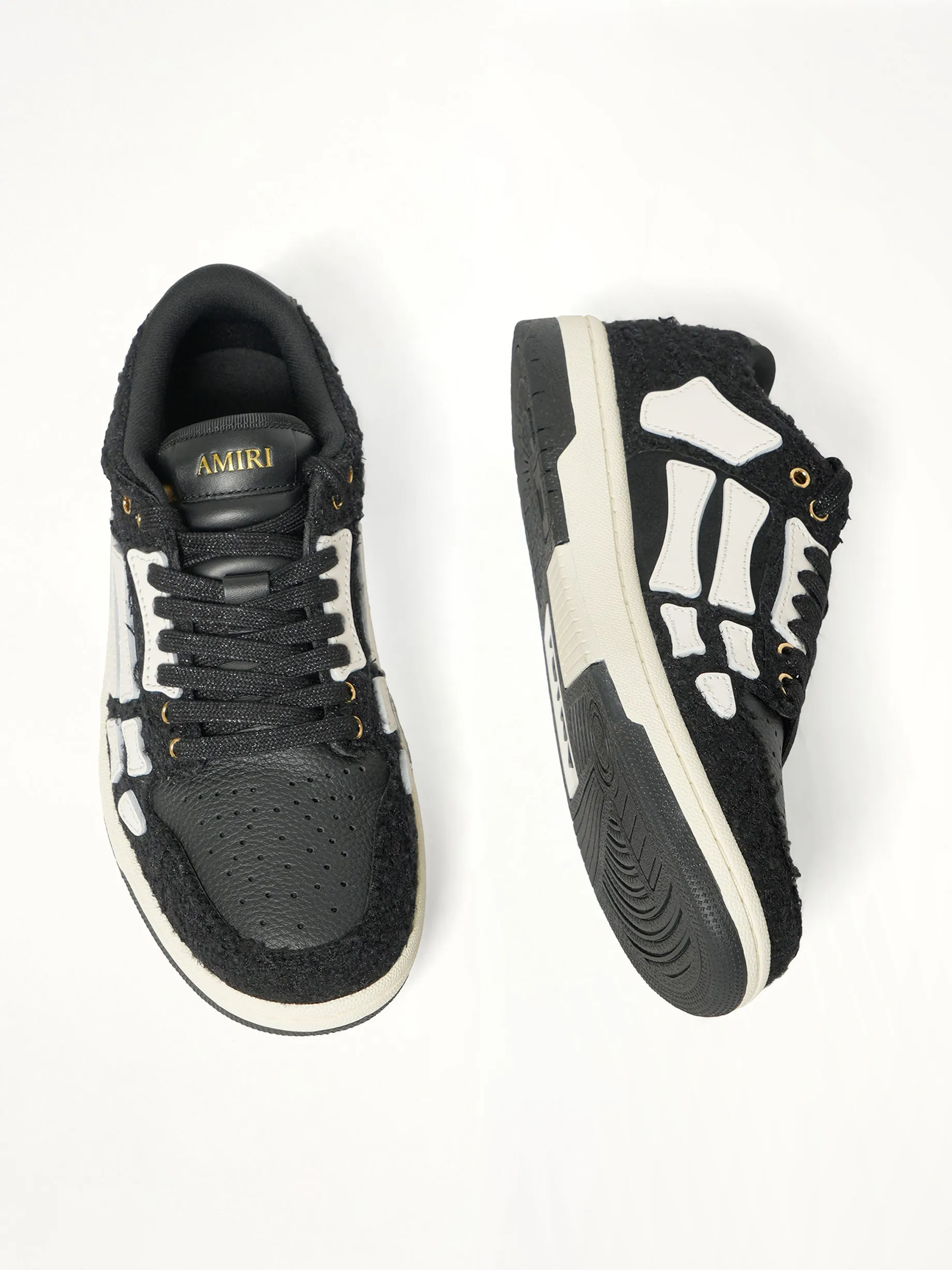 Boucle Skeleton Low Top Sneaker in Black sold by MARAIS product image thumbnail 4