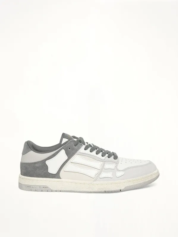 Distressed Skeleton Low Top Sneaker in Dark Grey sold by MARAIS