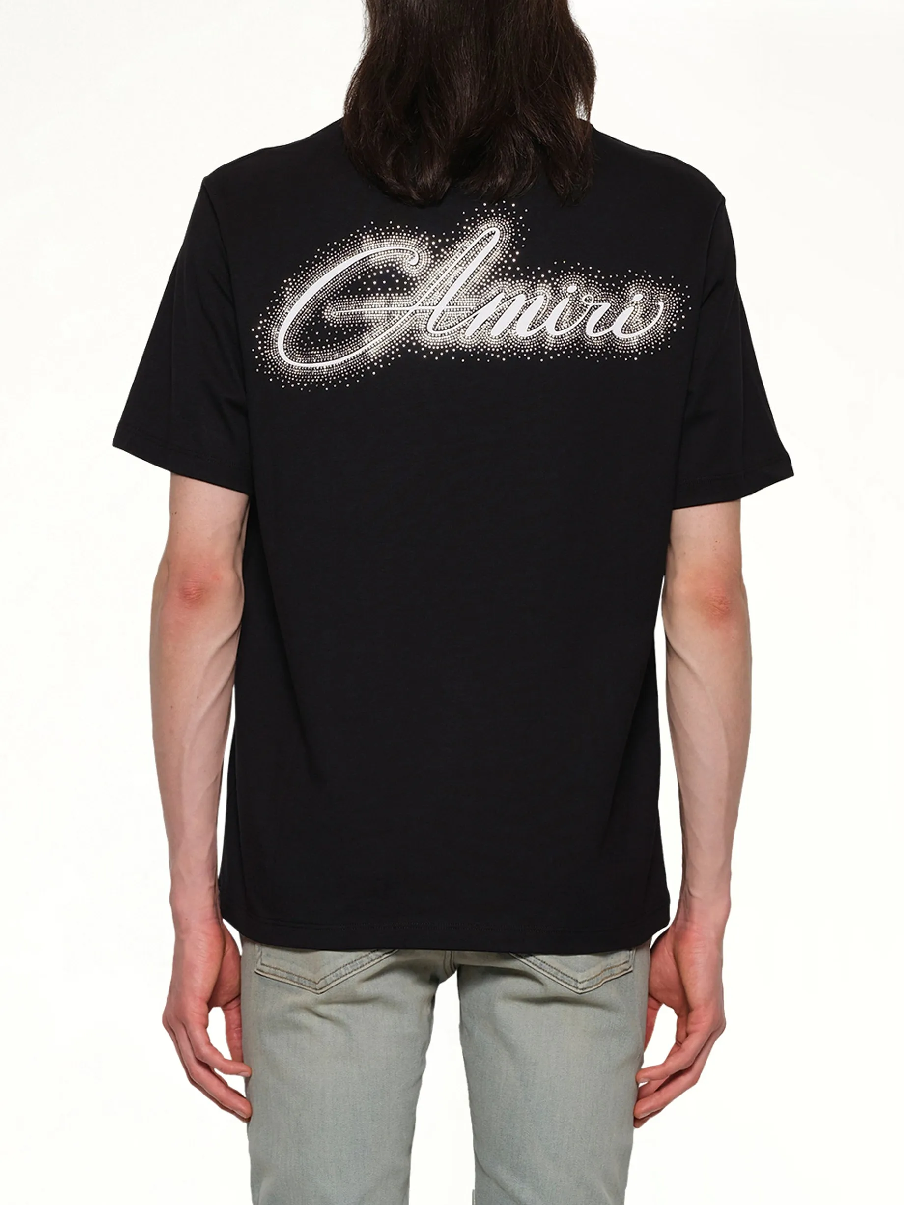 Amiri Script Tee in Black sold by MARAIS product image thumbnail 5