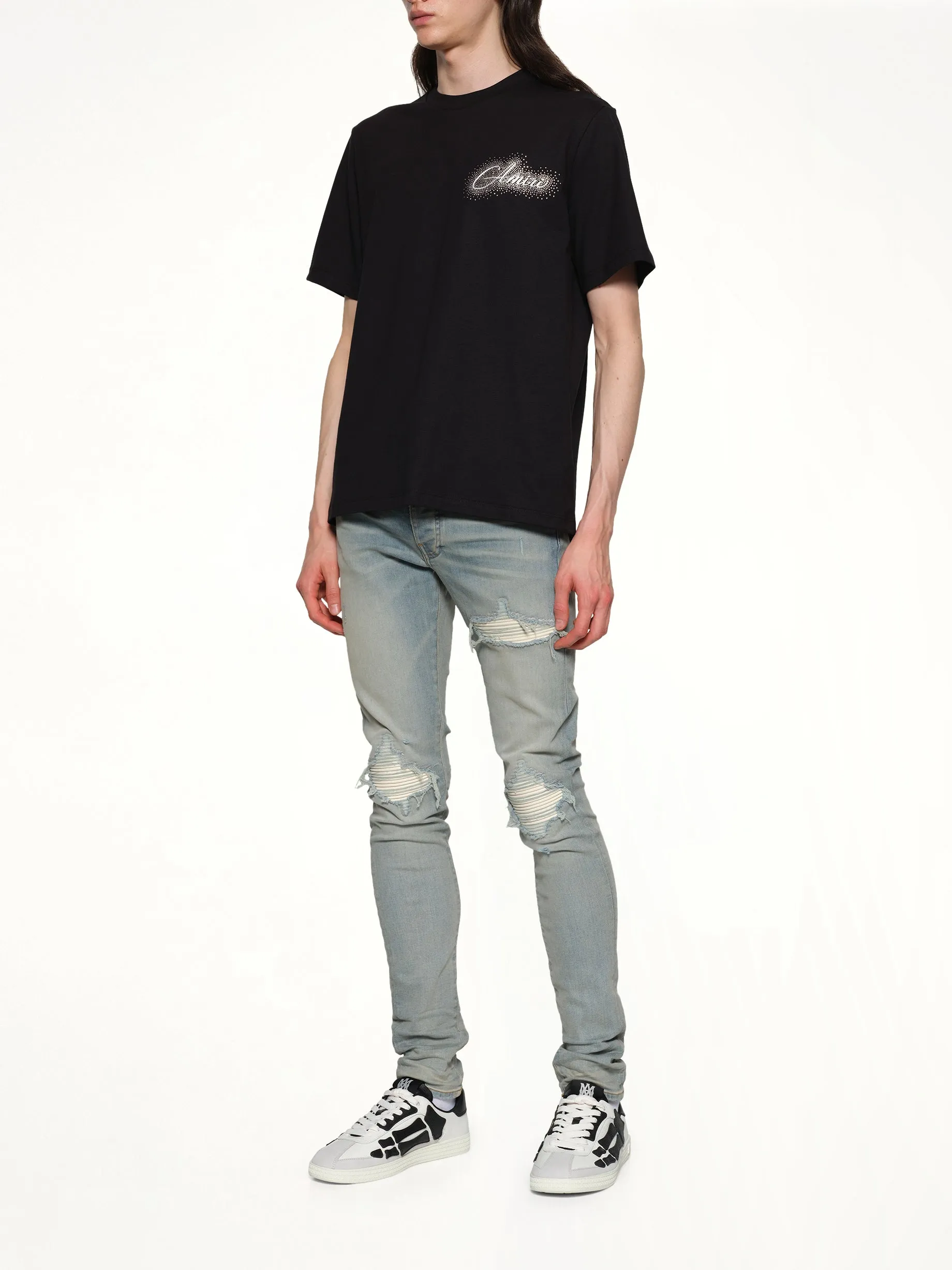 Amiri Script Tee in Black sold by MARAIS product image thumbnail 4