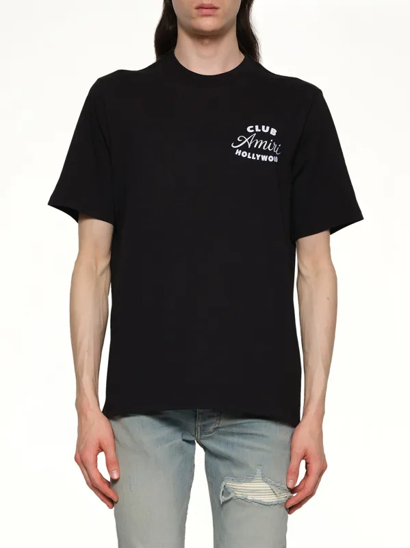 Club Amiri Tee in Black sold by MARAIS