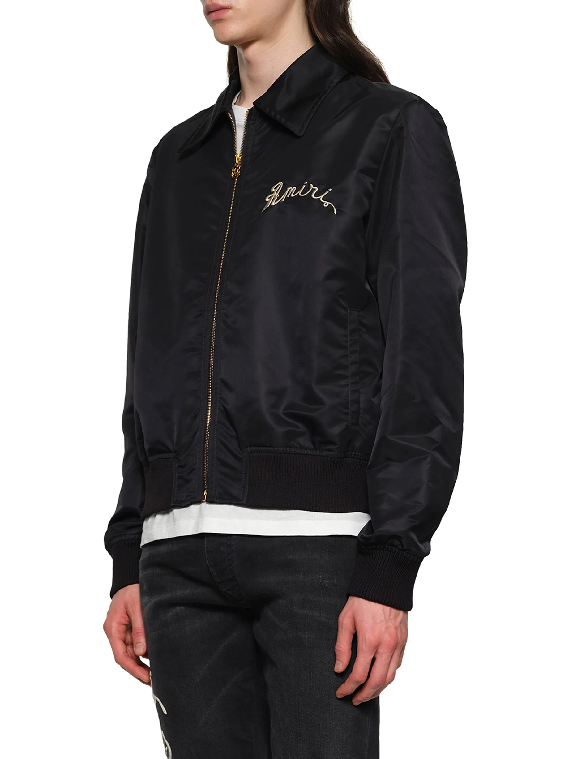 AMIRI Dragon Nylon Bomber in Black sold by MARAIS product image thumbnail 3