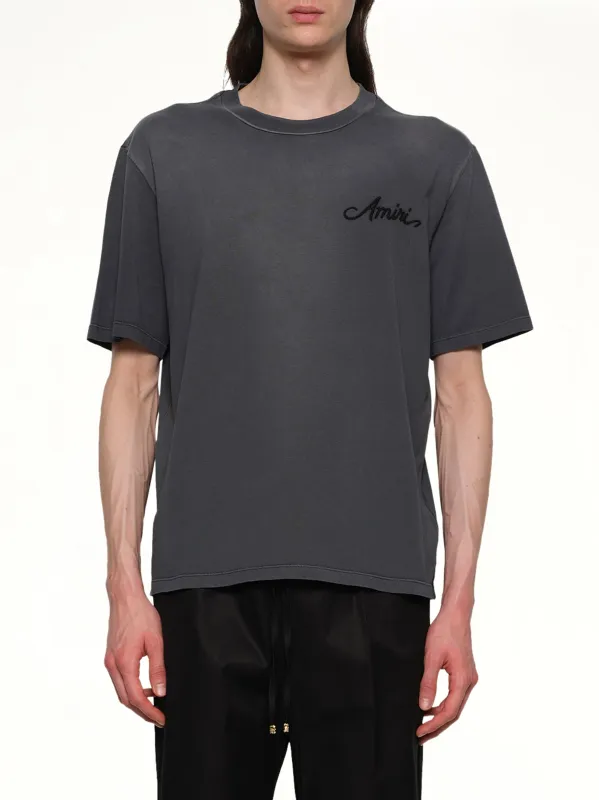 Bleach Bandana Patch T-Shirt in Black sold by MARAIS