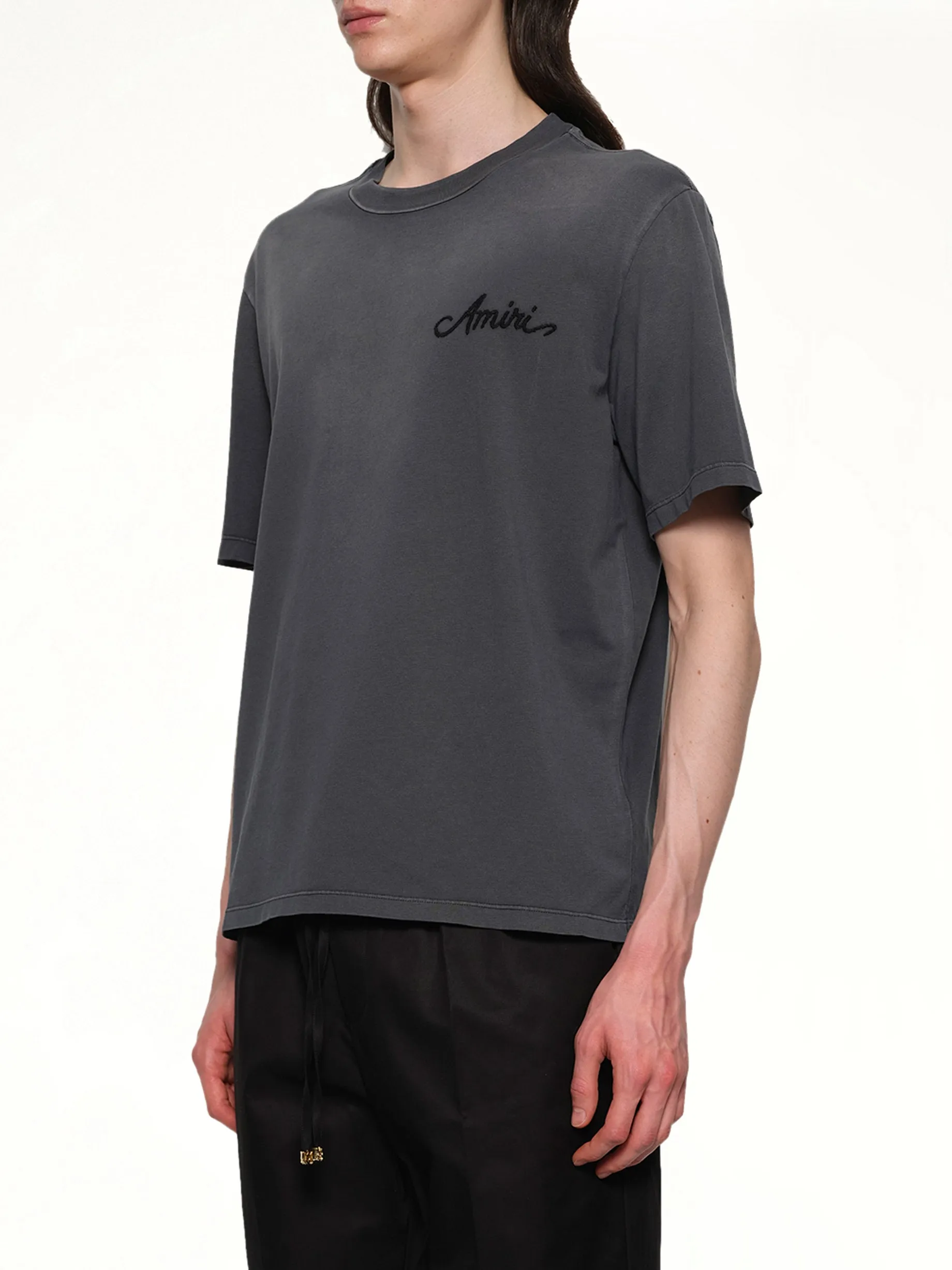 Bleach Bandana Patch T-Shirt in Black sold by MARAIS product image thumbnail 3